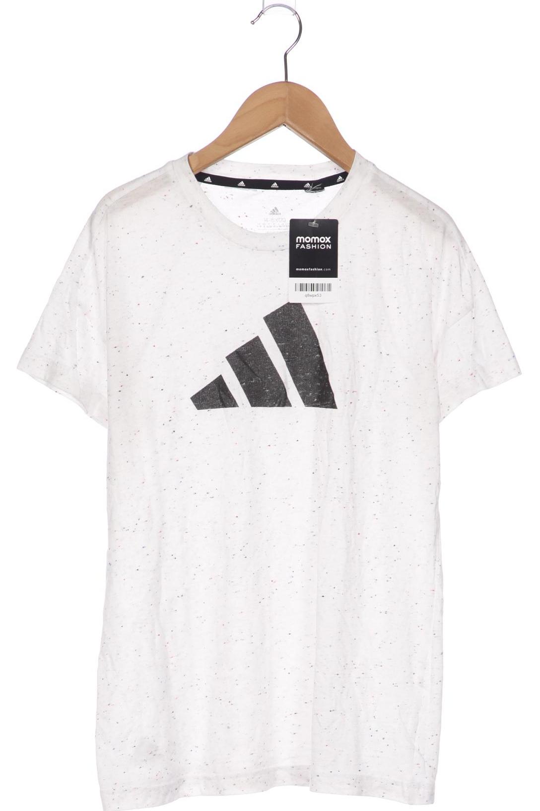 

adidas Herren T-Shirt, weiß, Gr. 170