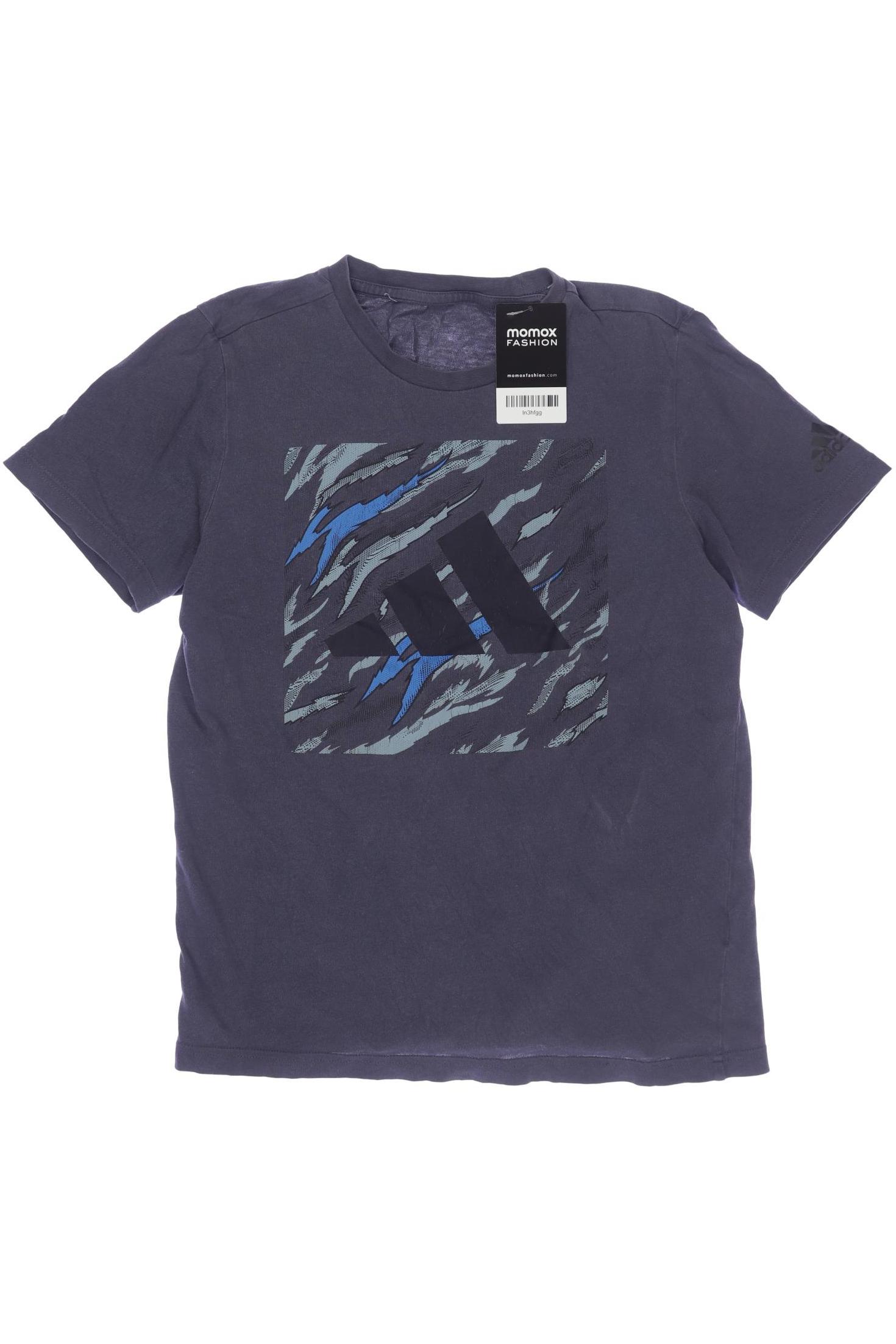

adidas Herren T-Shirt, marineblau, Gr. 152