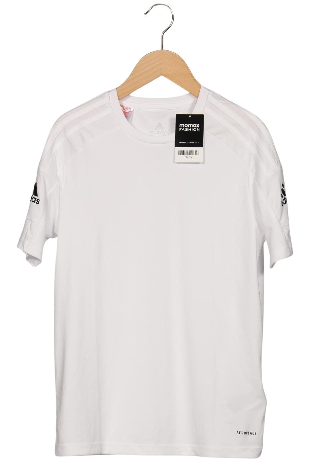 

adidas Jungen T-Shirt, weiß, Gr. 164