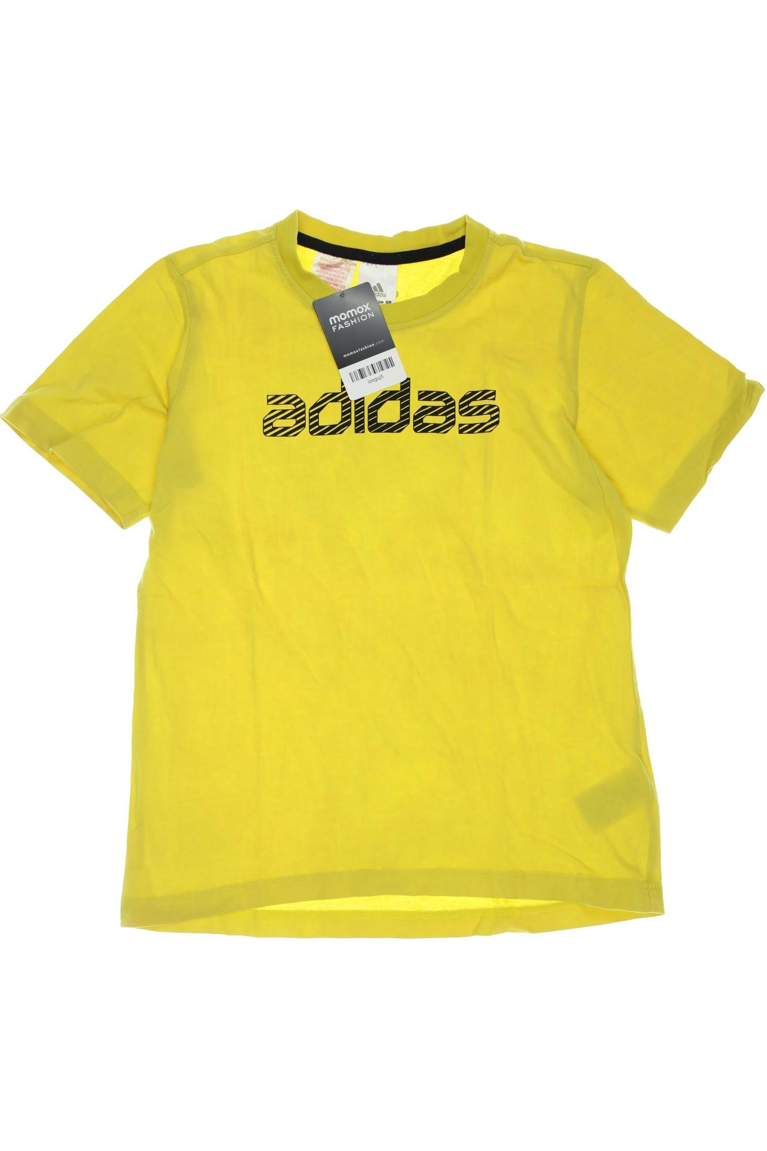 

adidas Herren T-Shirt, gelb, Gr. 152