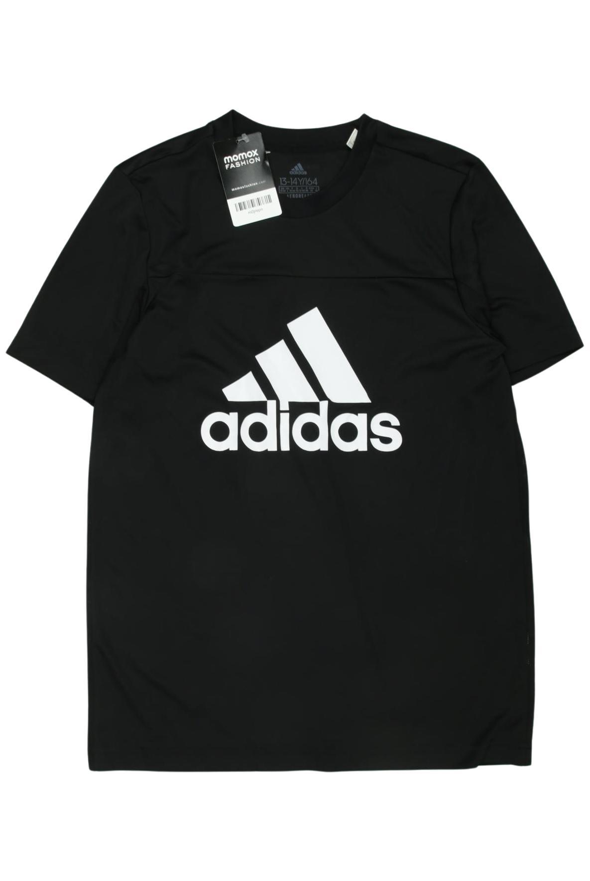 

adidas Herren T-Shirt, schwarz, Gr. 164
