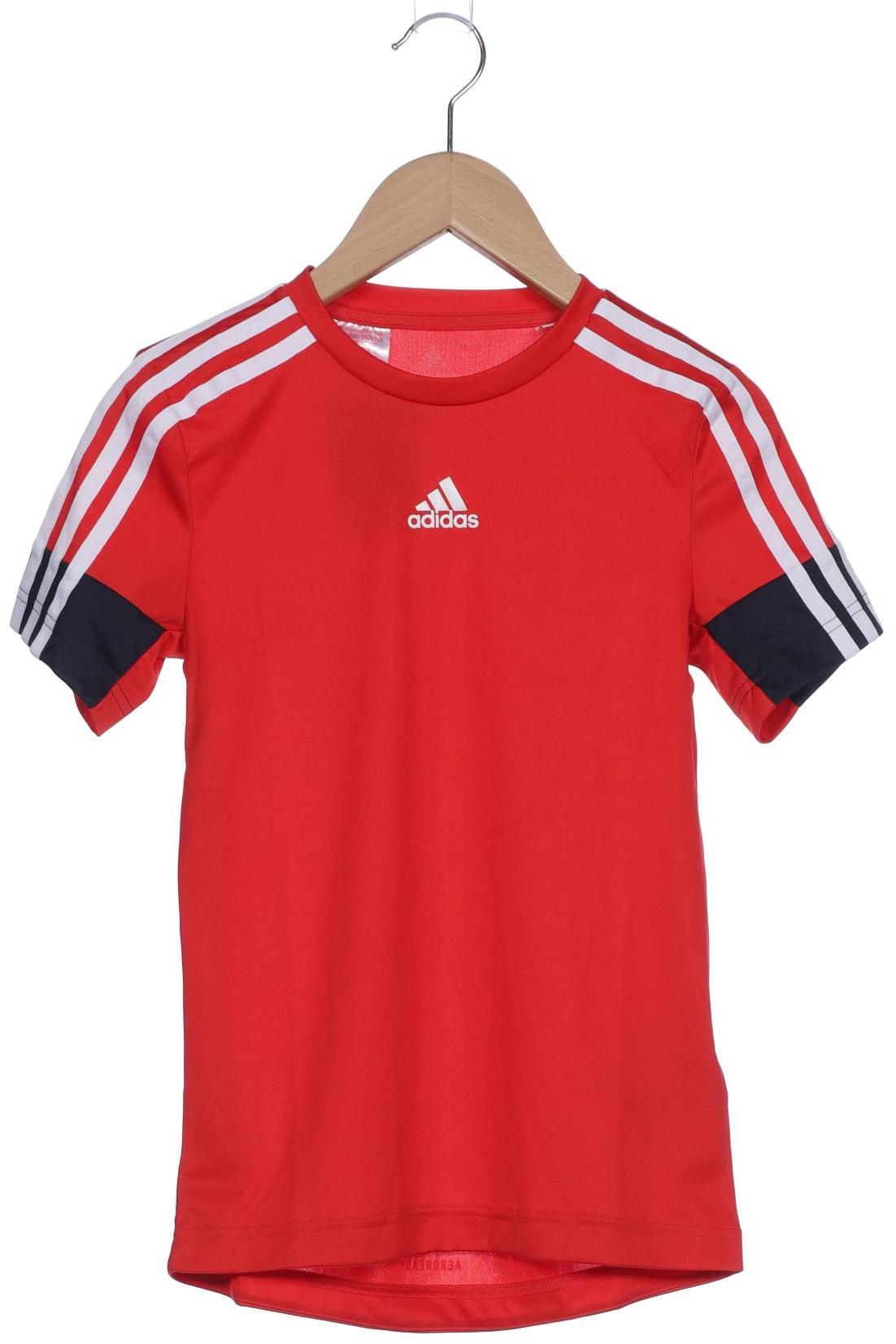 

adidas Herren T-Shirt, rot, Gr. 140