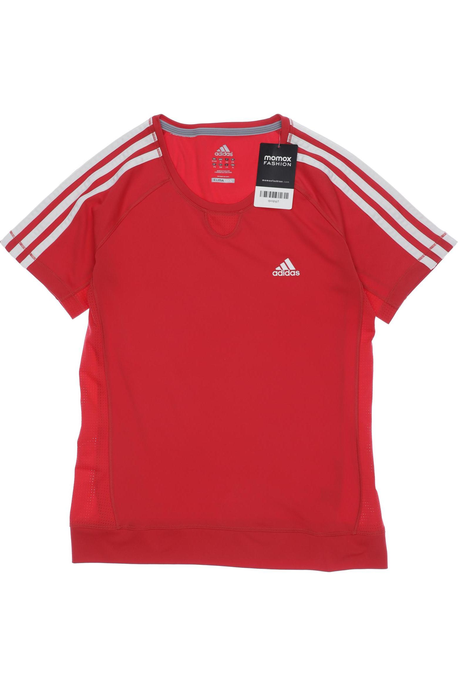 

adidas Herren T-Shirt, rot, Gr. 176