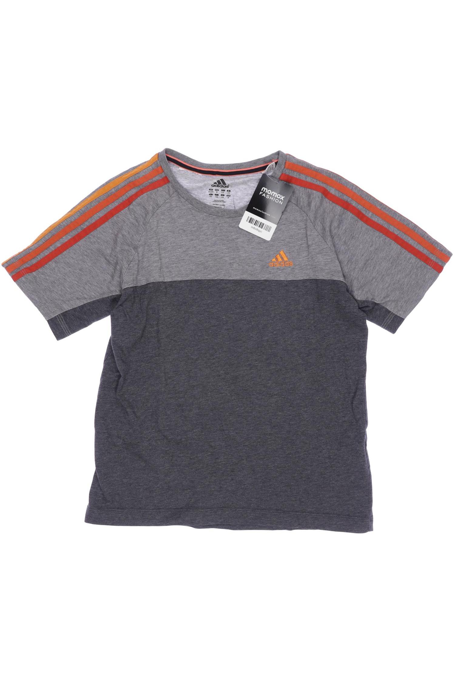 

adidas Herren T-Shirt, grau, Gr. 152