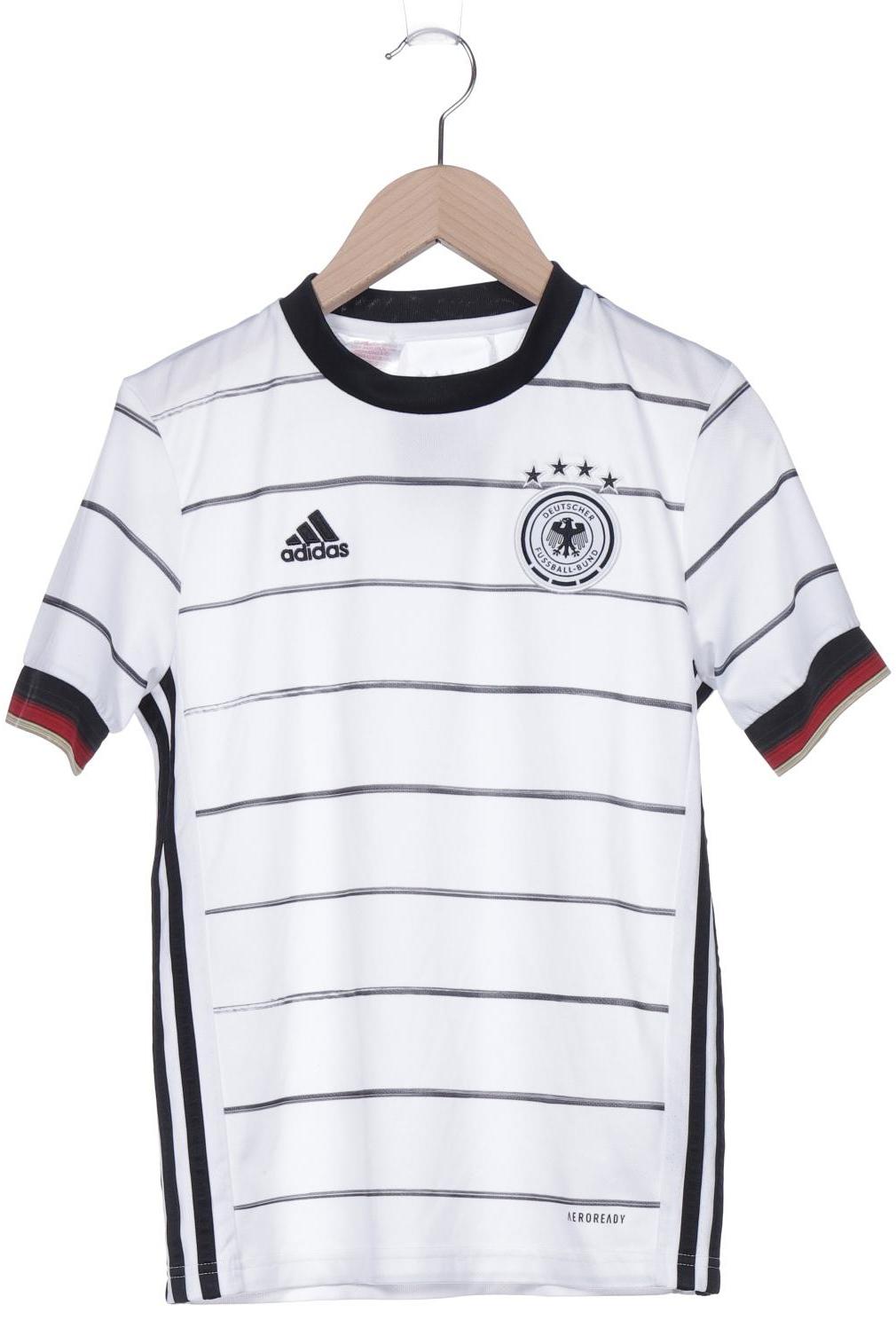 

adidas Herren T-Shirt, weiß, Gr. 152