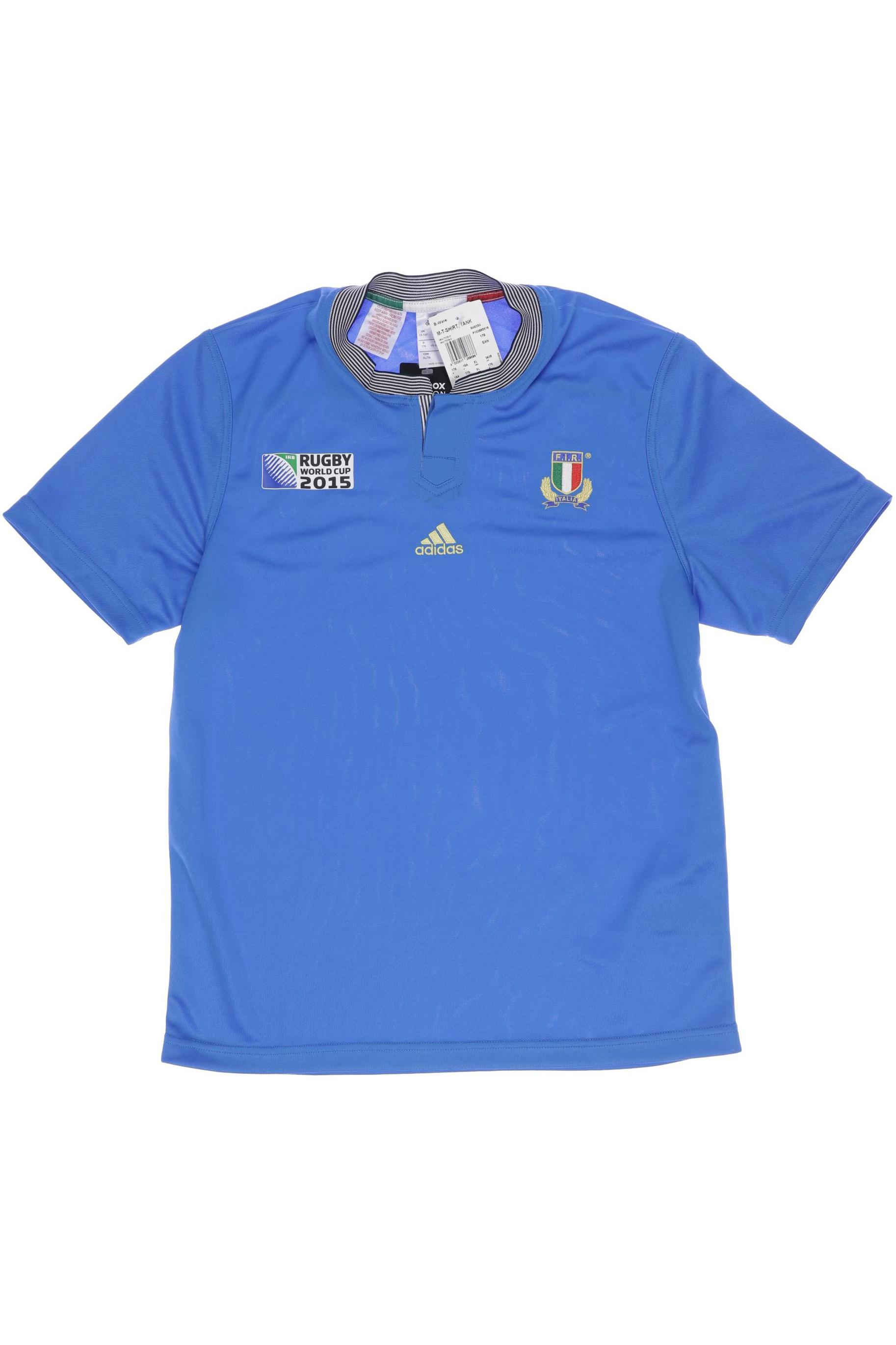 

adidas Herren T-Shirt, blau, Gr. 176