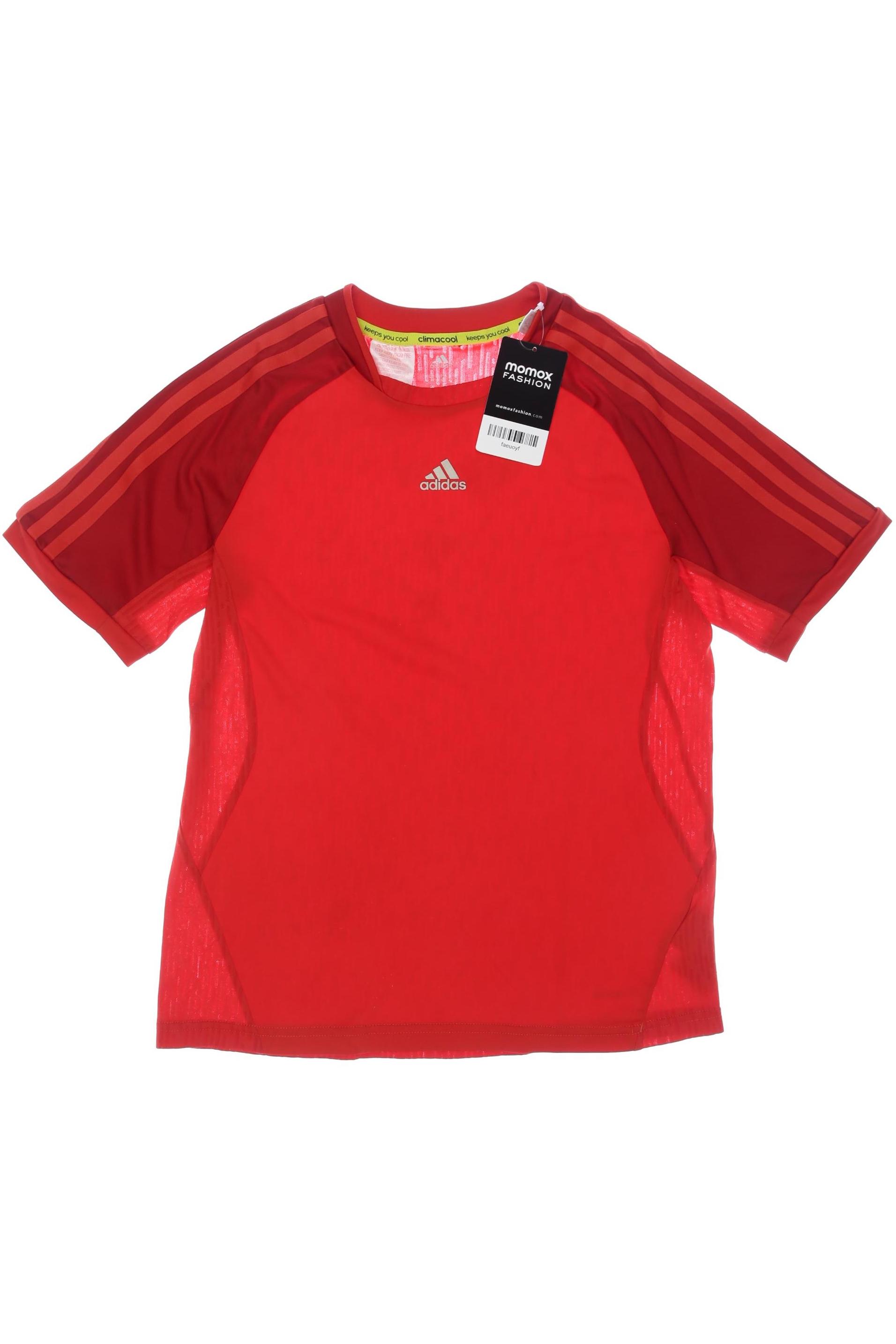 

adidas Jungen T-Shirt, rot, Gr. 152