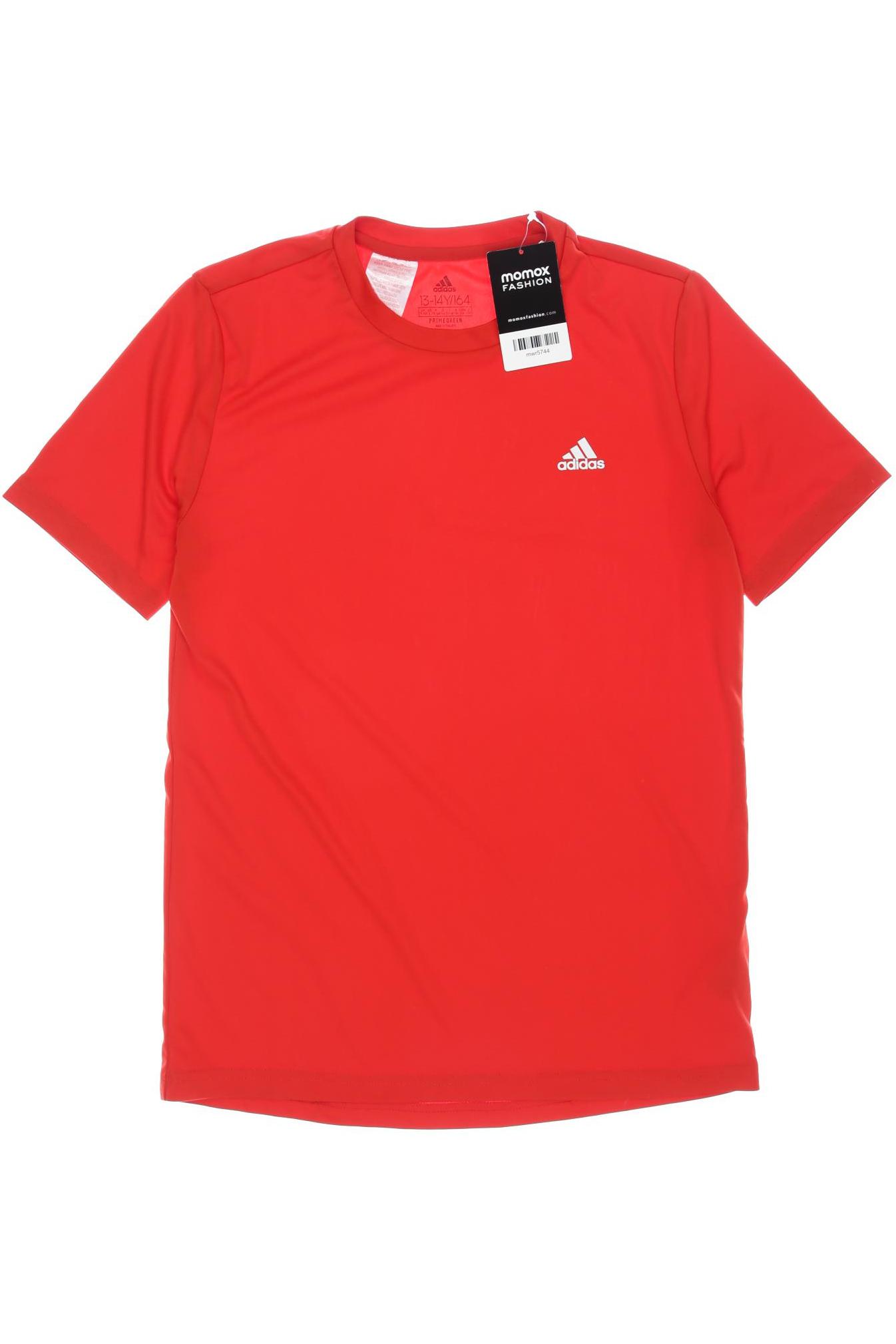 

adidas Herren T-Shirt, rot, Gr. 164