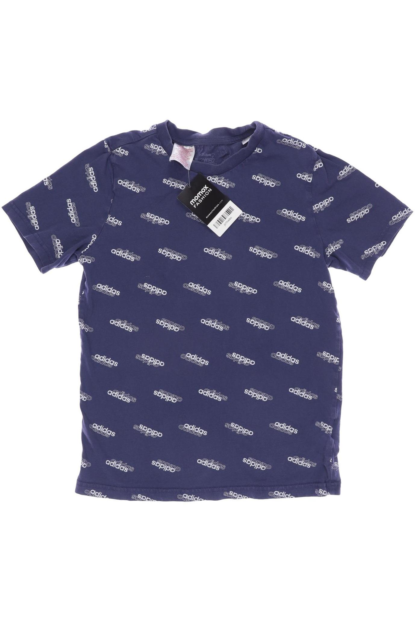 

adidas Herren T-Shirt, marineblau, Gr. 152
