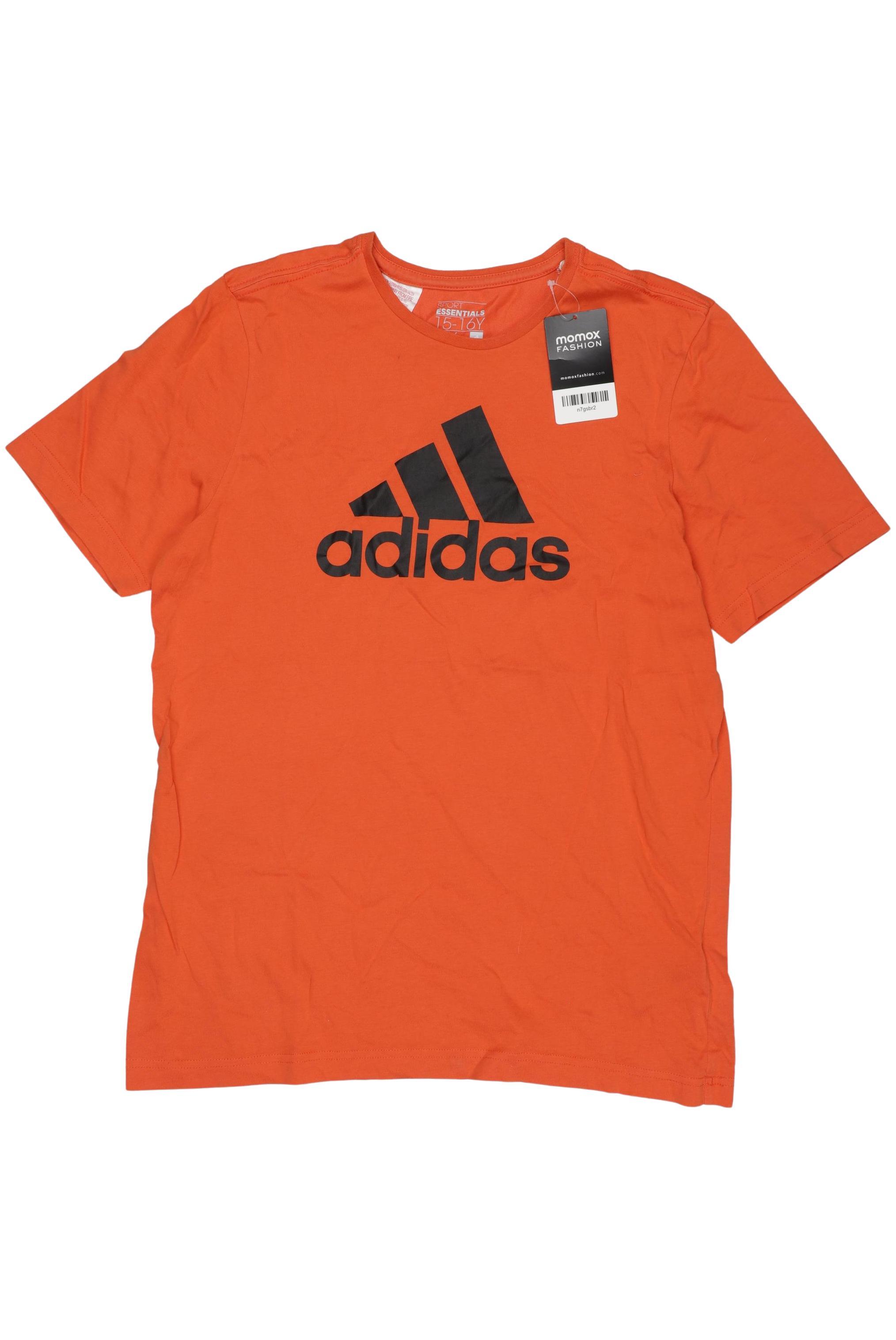 

adidas Herren T-Shirt, orange, Gr. 176