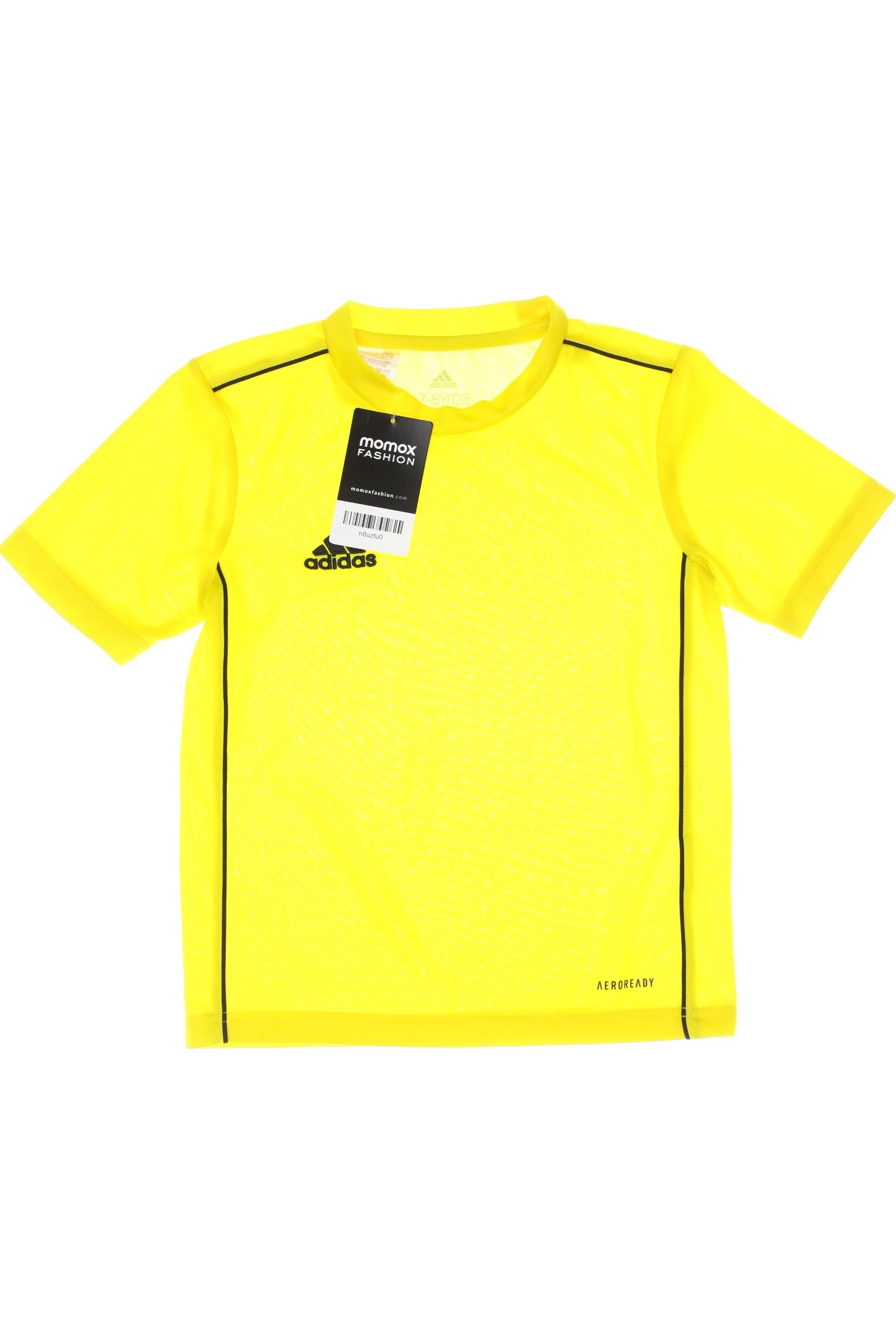 

adidas Herren T-Shirt, gelb, Gr. 128