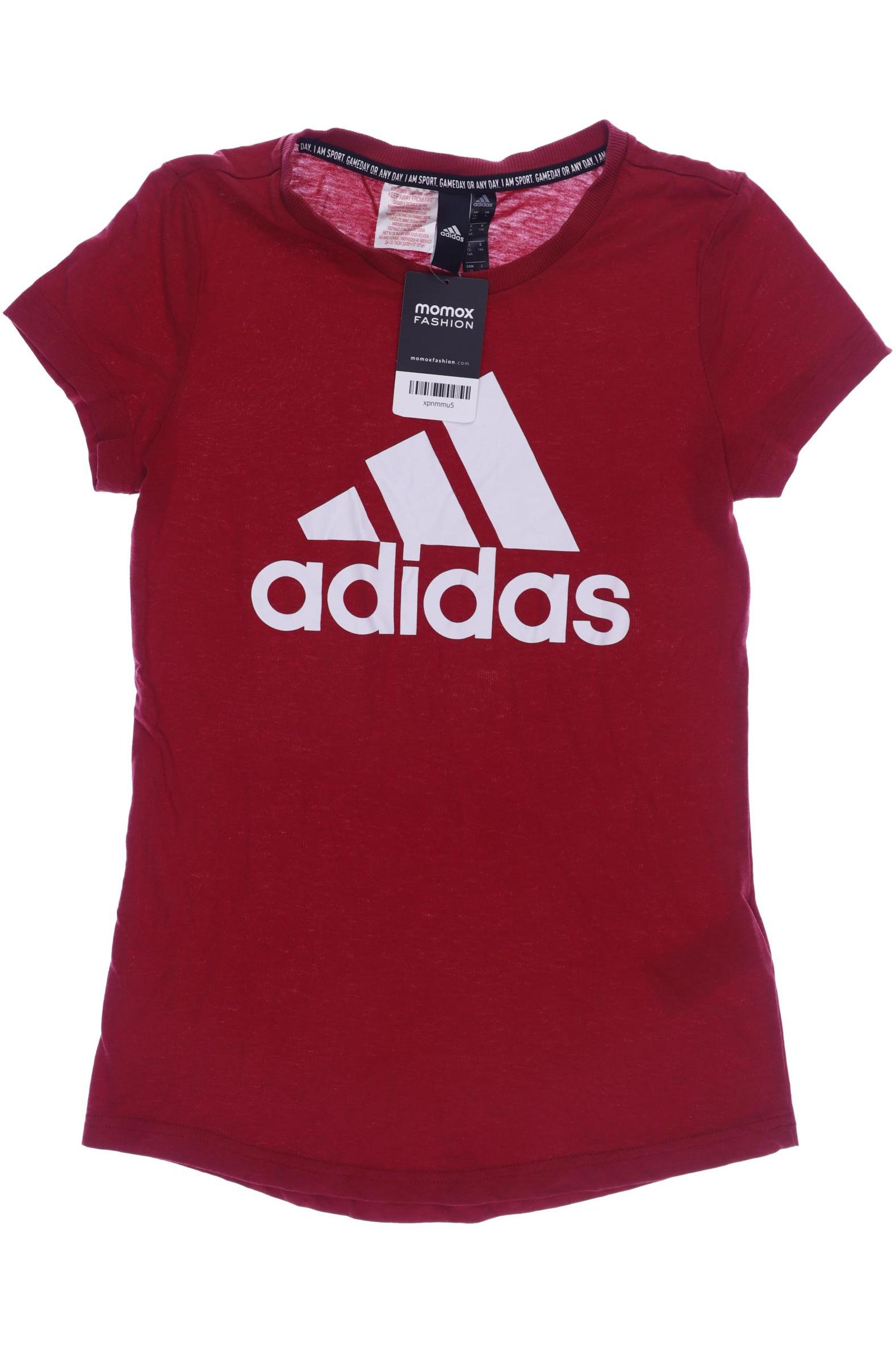

adidas Herren T-Shirt, bordeaux, Gr. 164