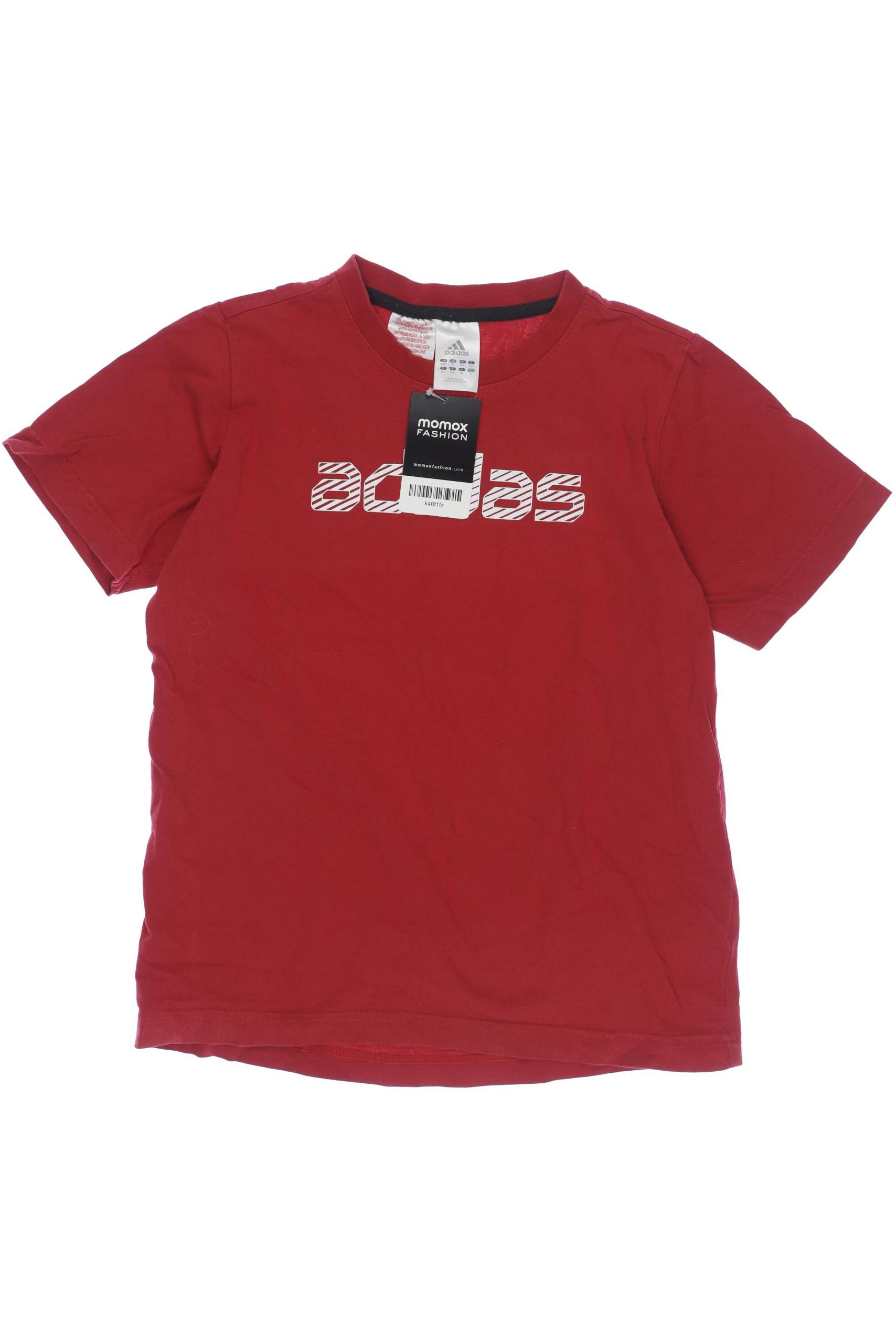 

adidas Herren T-Shirt, rot, Gr. 152