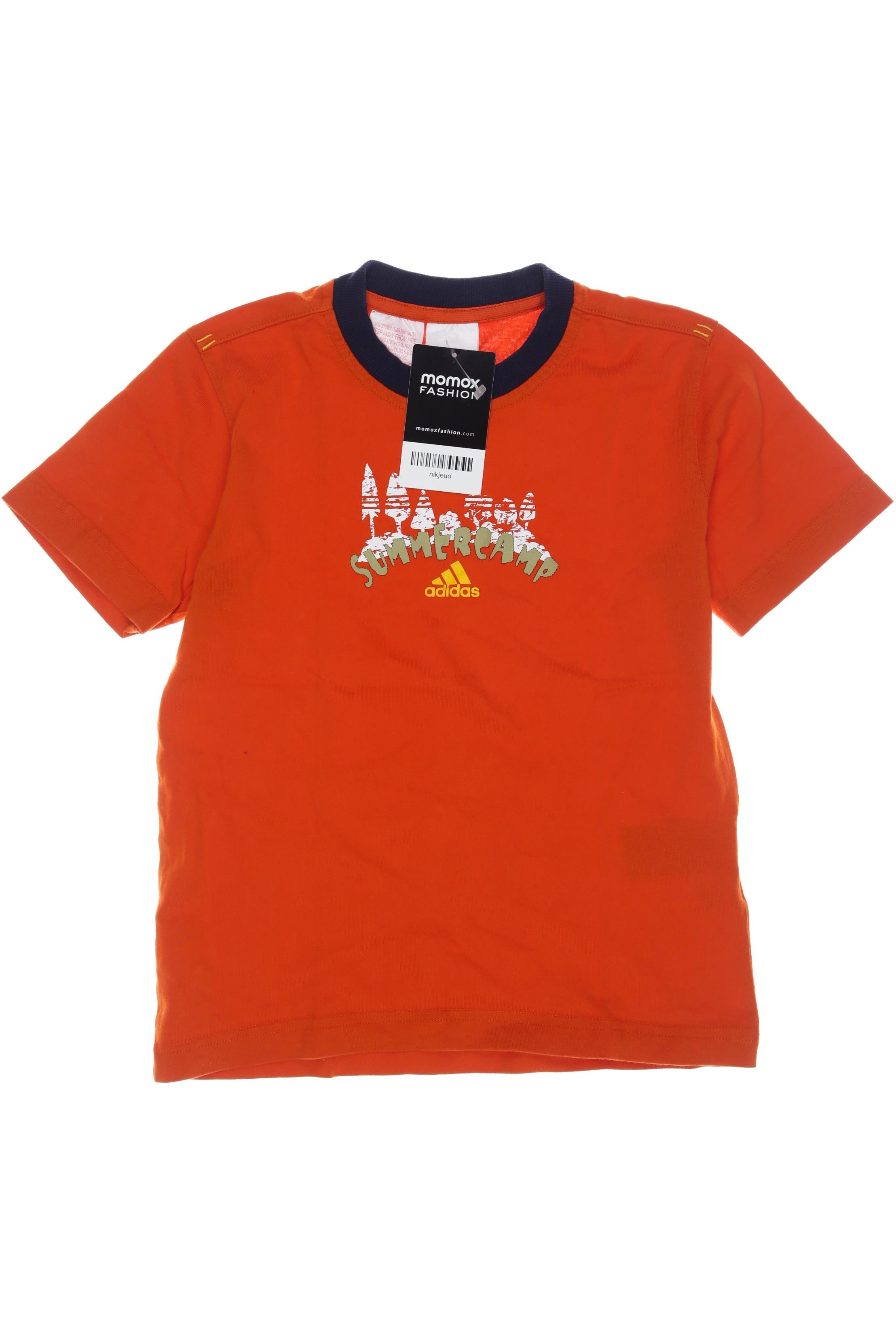 

adidas Herren T-Shirt, orange, Gr. 128