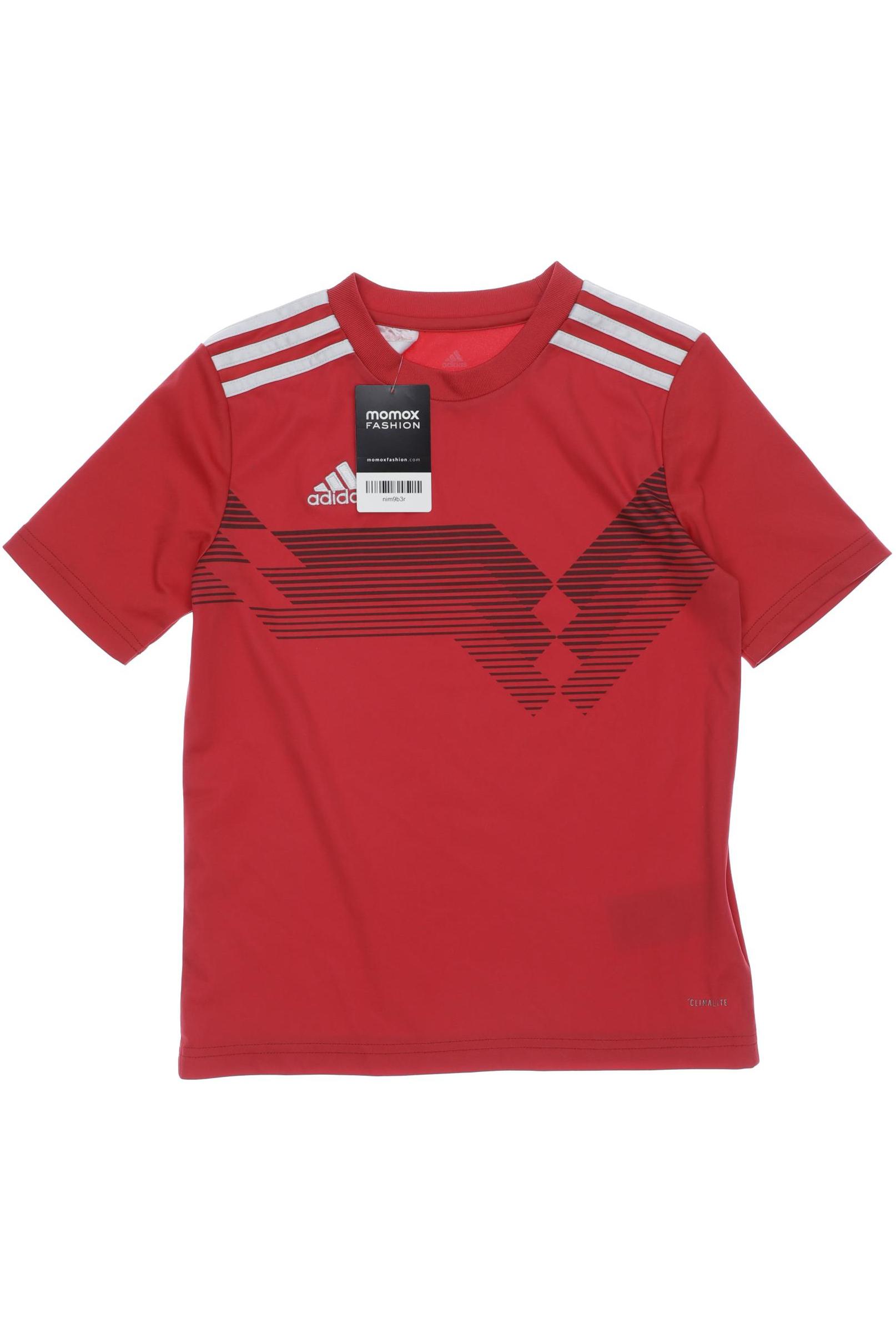 

adidas Herren T-Shirt, rot, Gr. 140
