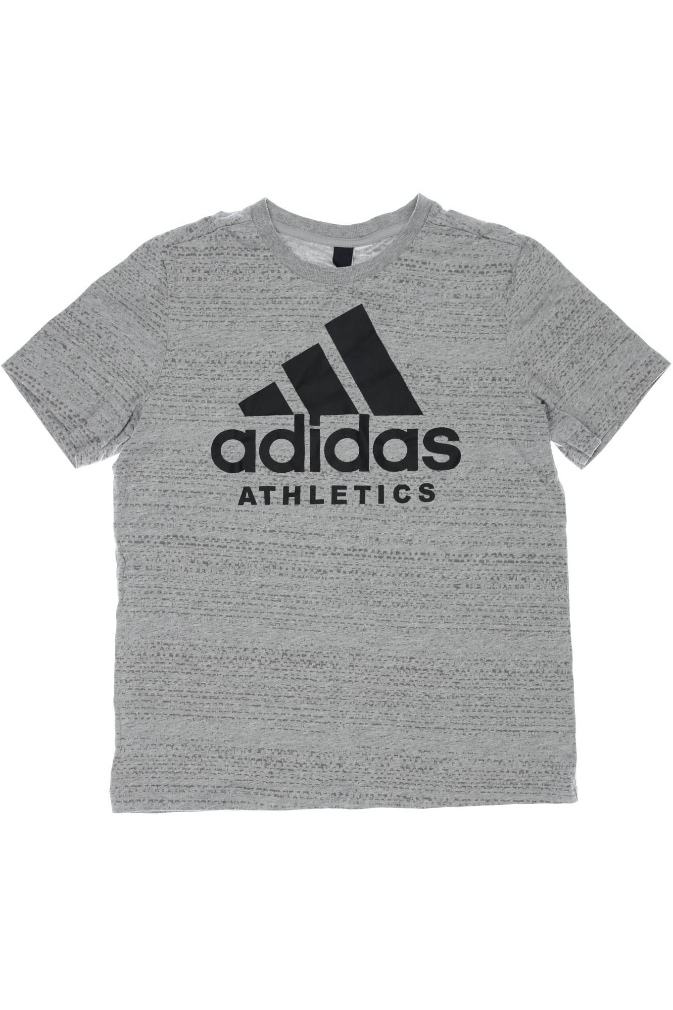 

adidas Herren T-Shirt, grau, Gr. 176