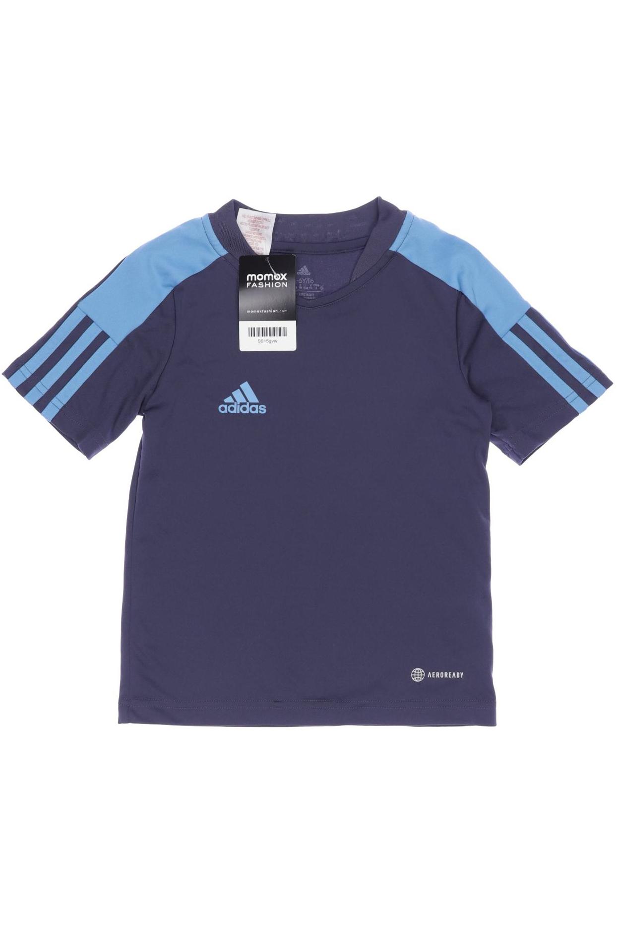 

adidas Herren T-Shirt, marineblau, Gr. 116
