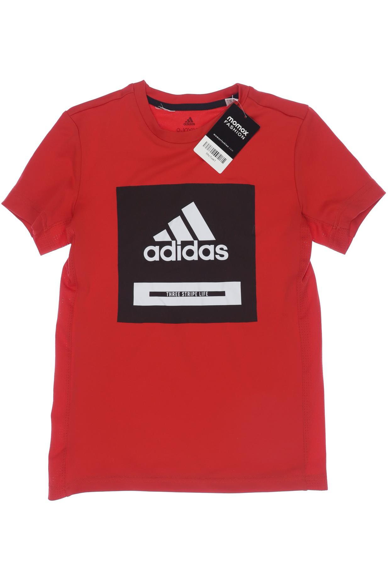 

adidas Herren T-Shirt, rot, Gr. 140