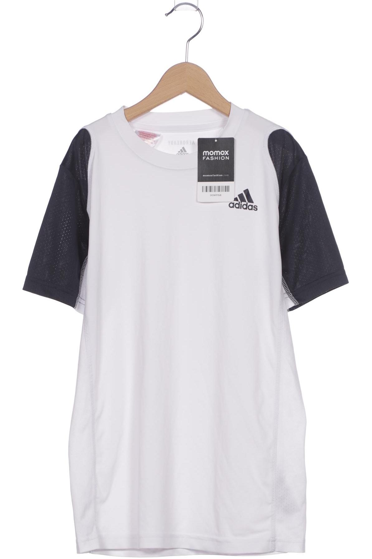 

adidas Herren T-Shirt, weiß, Gr. 152