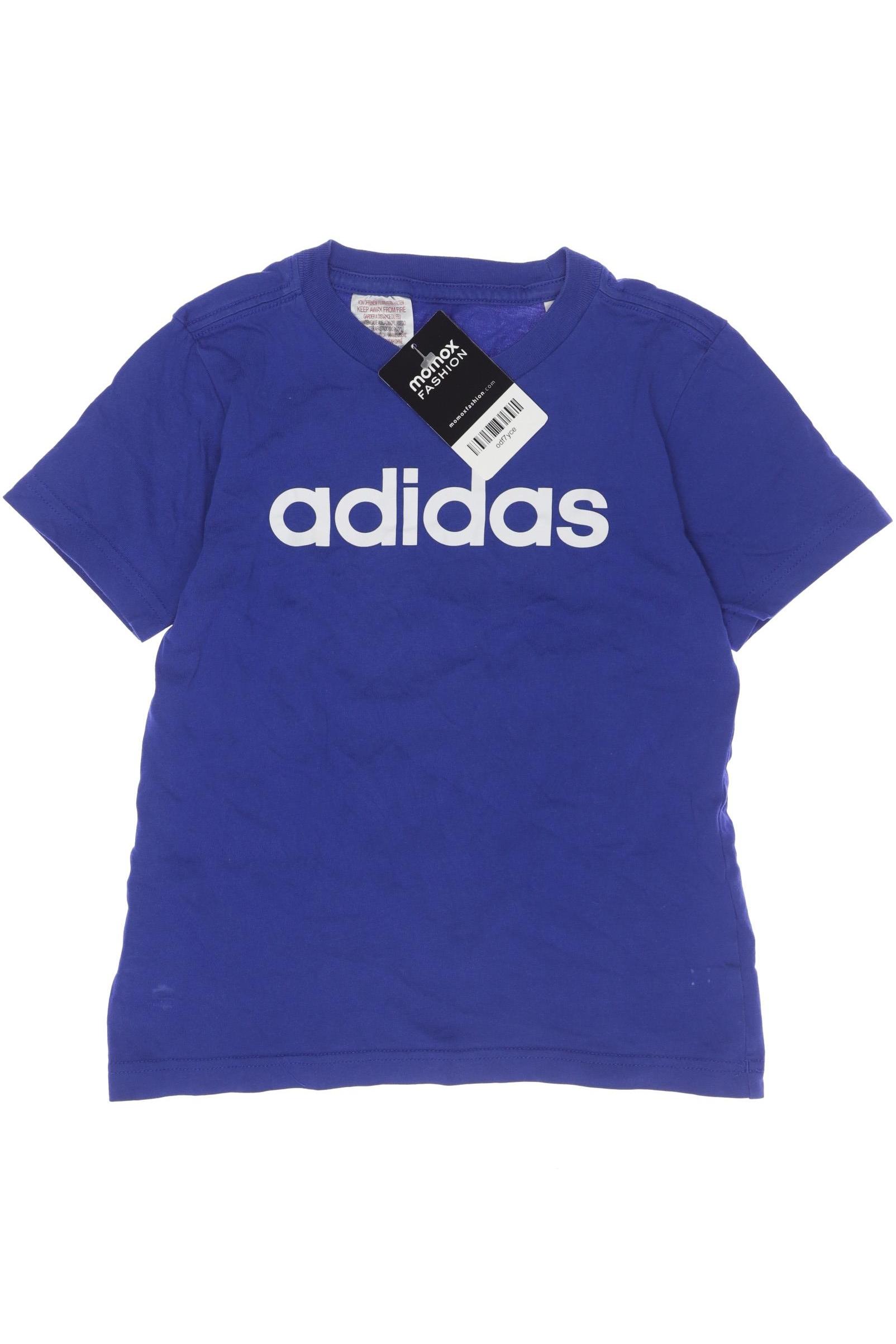 

adidas Jungen T-Shirt, blau, Gr. 128