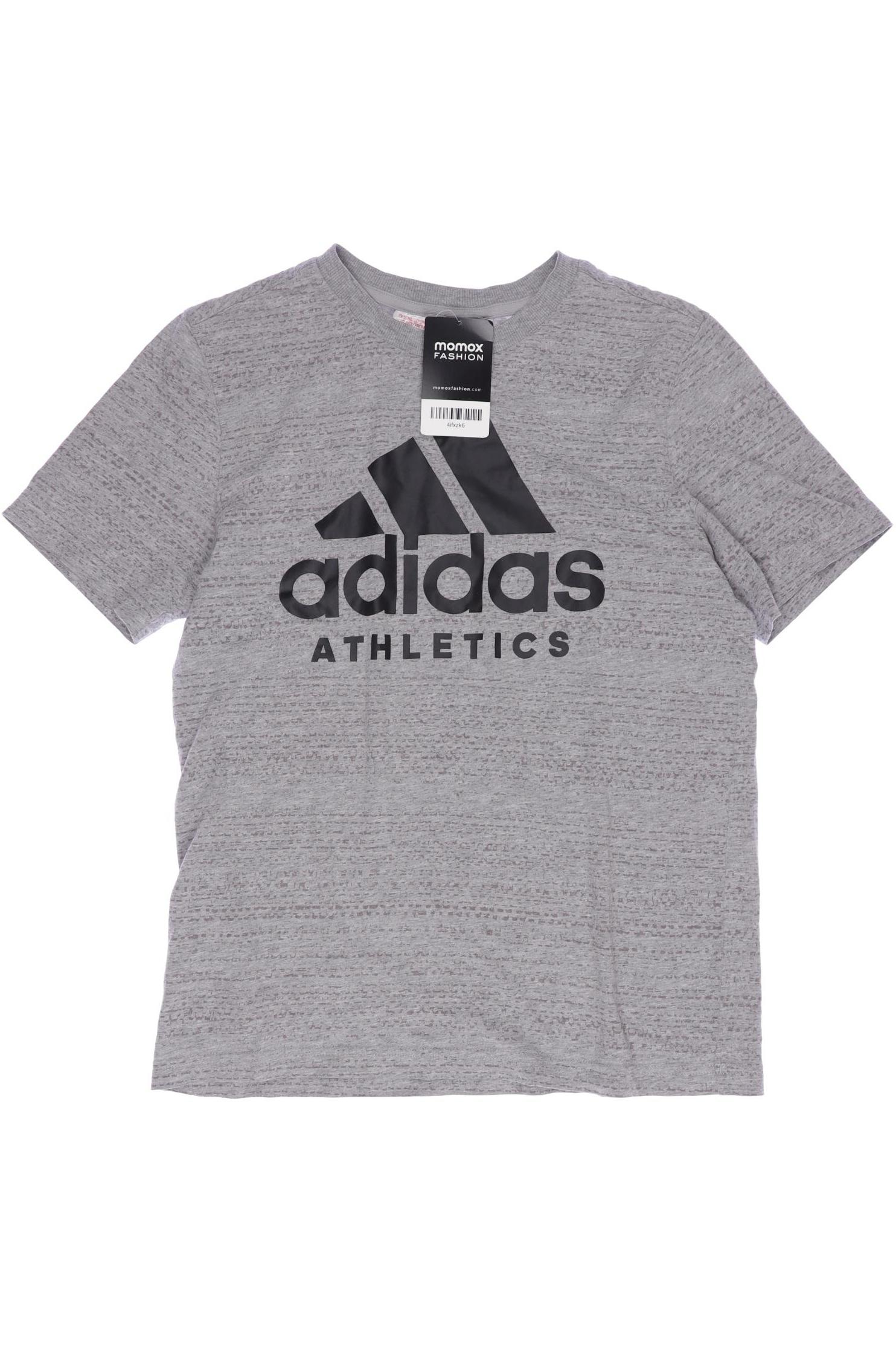 

adidas Herren T-Shirt, grau, Gr. 146