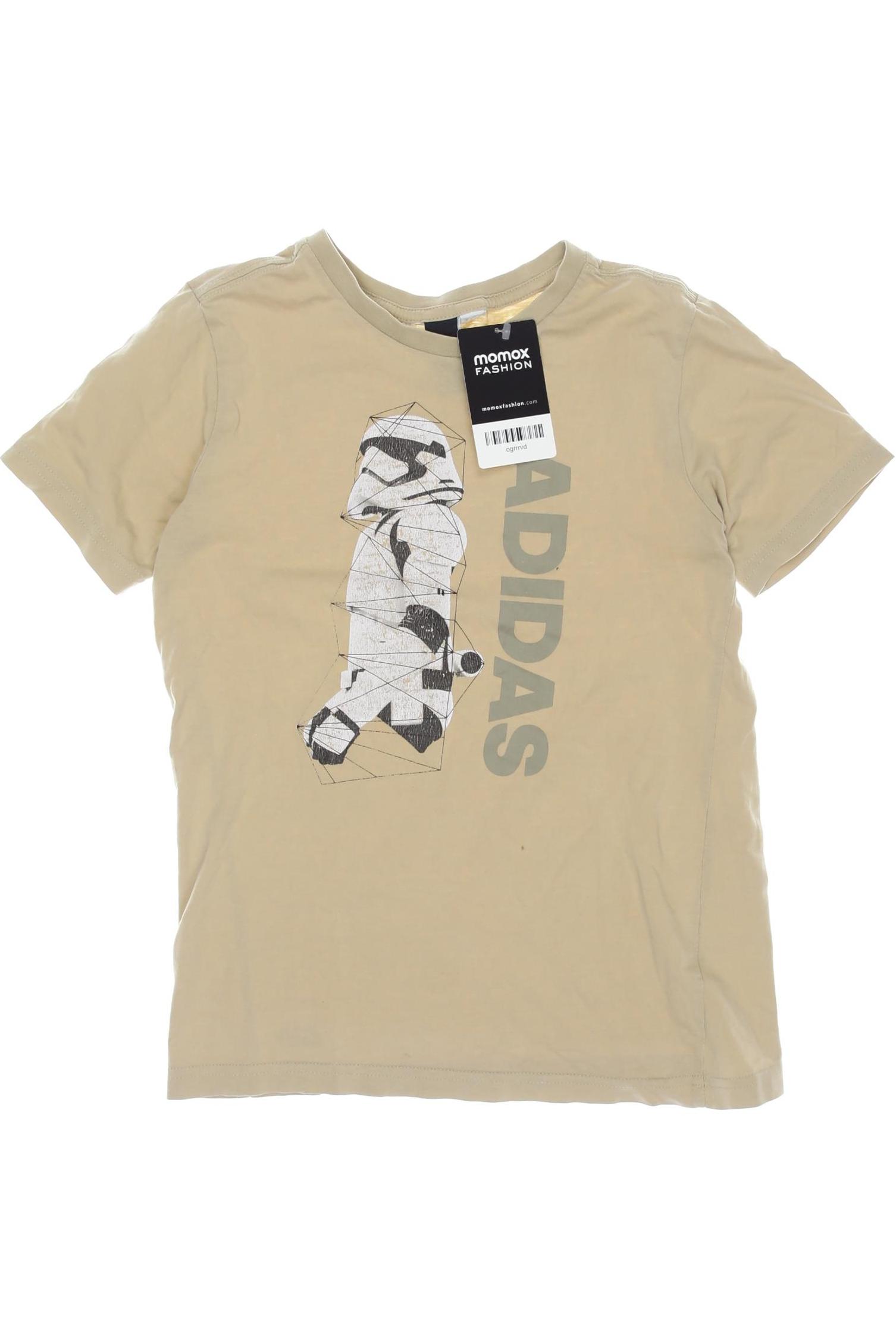 

adidas Herren T-Shirt, beige, Gr. 152
