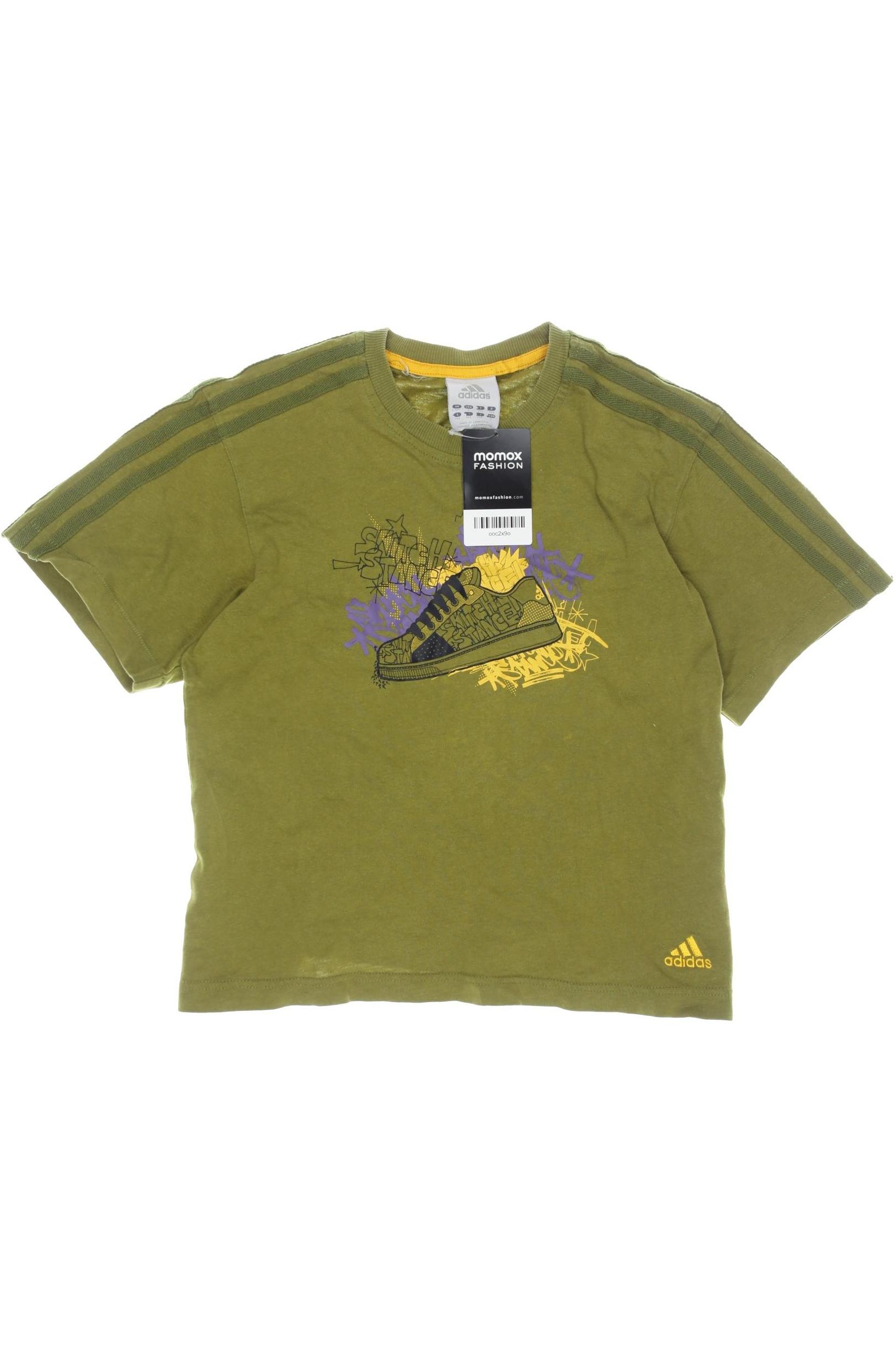 

adidas Herren T-Shirt, grün, Gr. 140