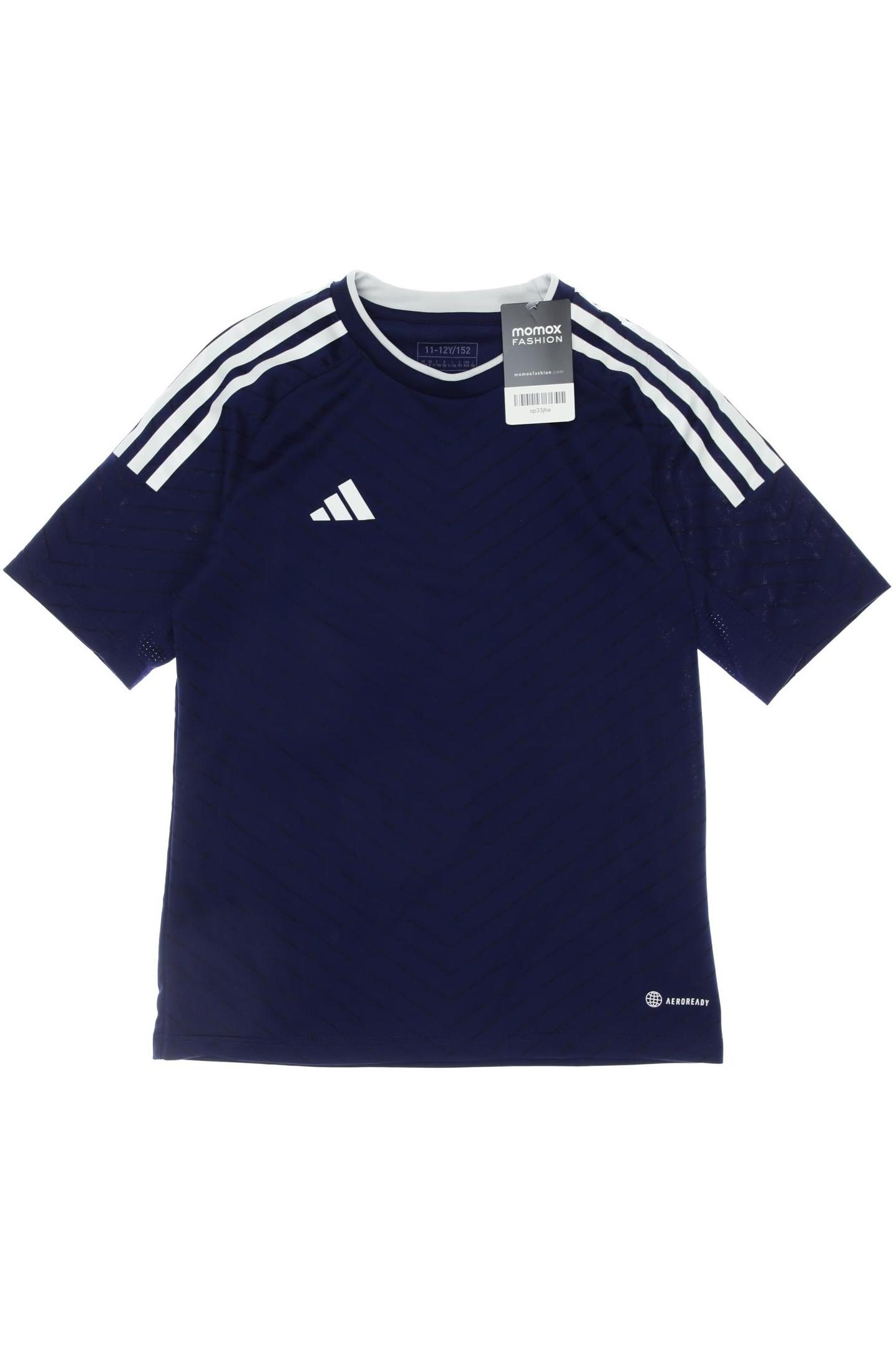 

adidas Herren T-Shirt, marineblau, Gr. 152