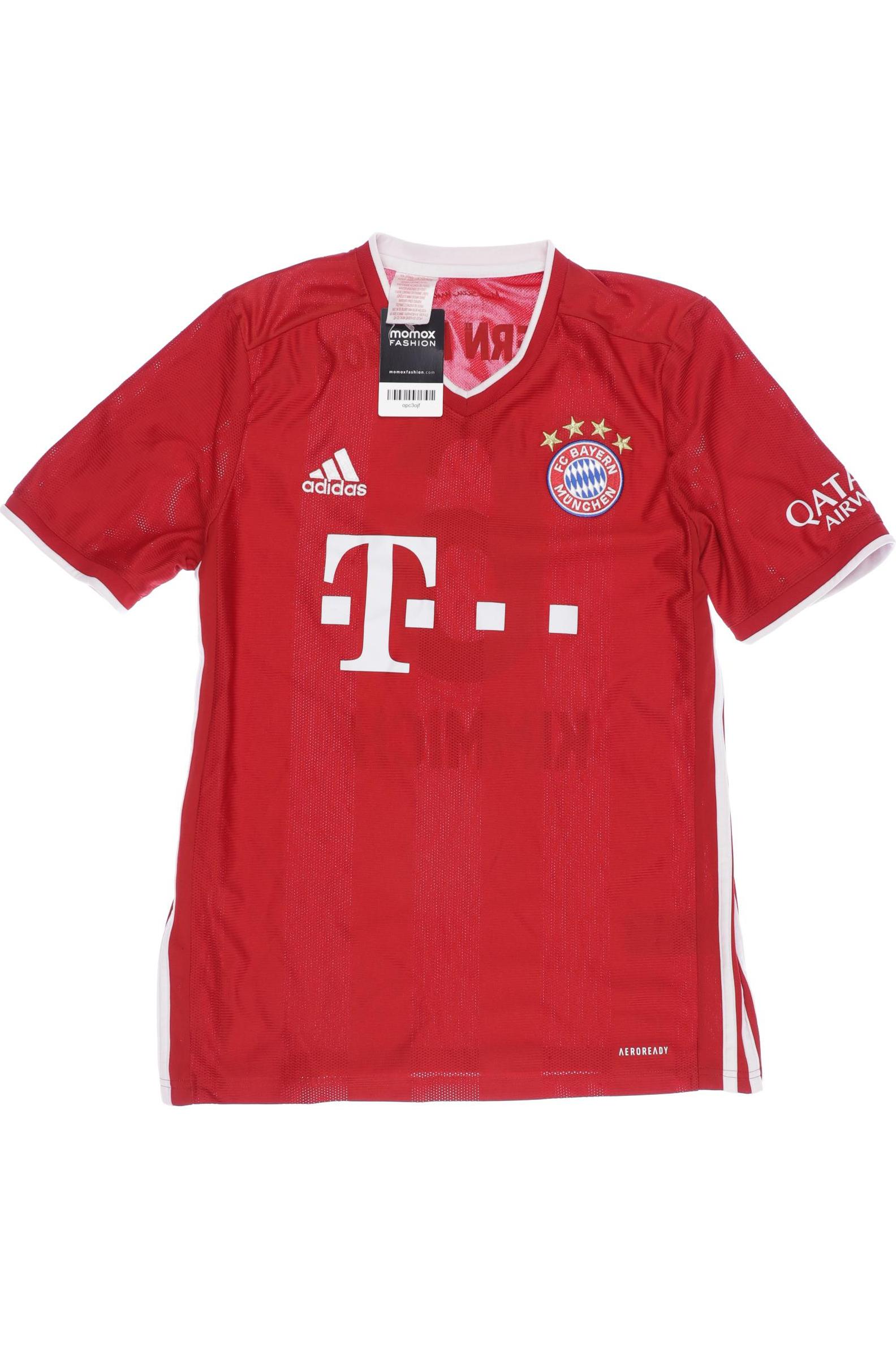 

adidas Herren T-Shirt, rot, Gr. 176