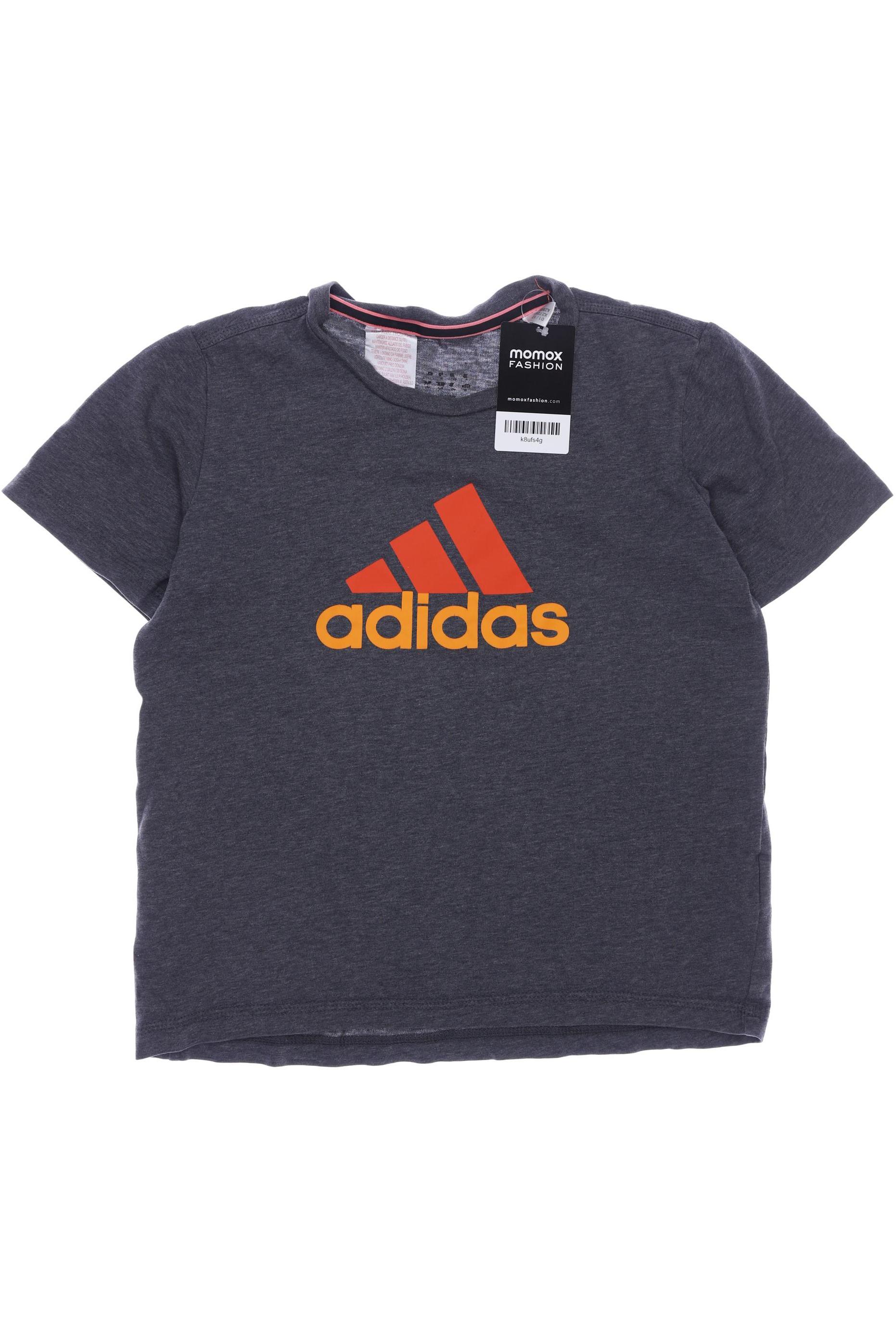 

adidas Herren T-Shirt, grau, Gr. 140
