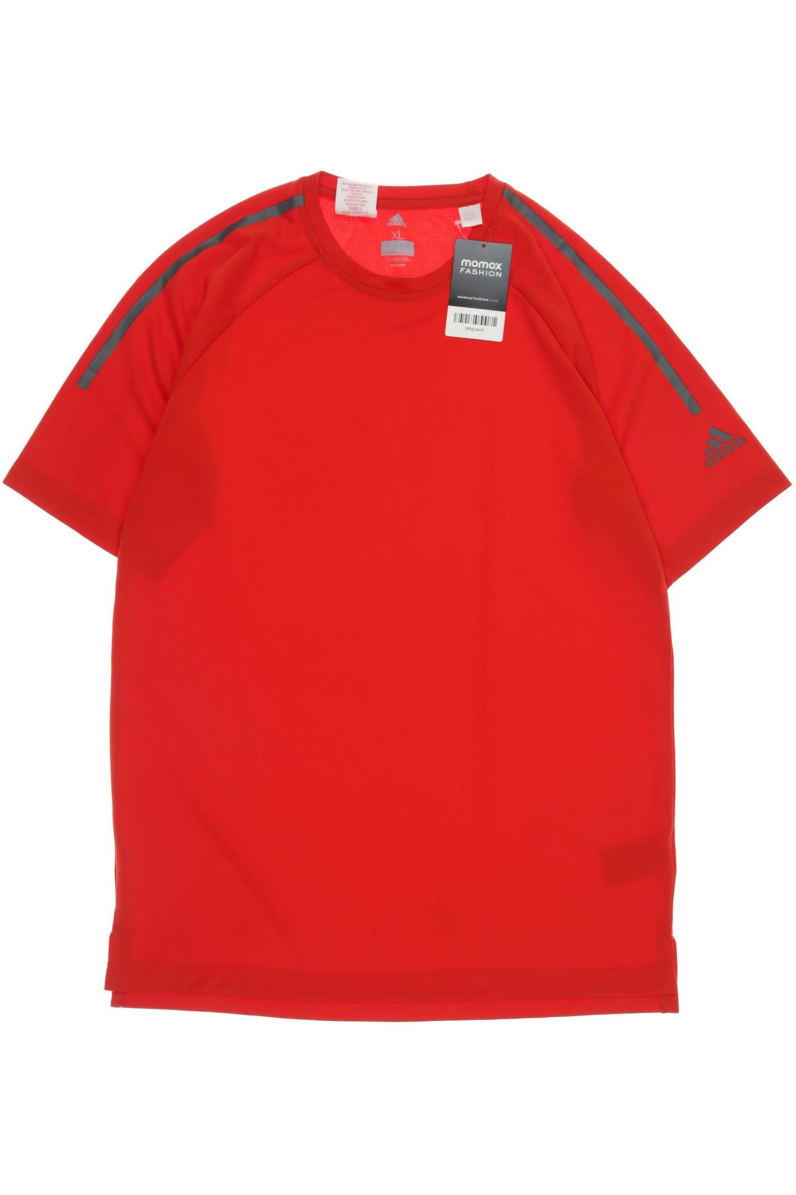 

adidas Herren T-Shirt, rot, Gr. 176