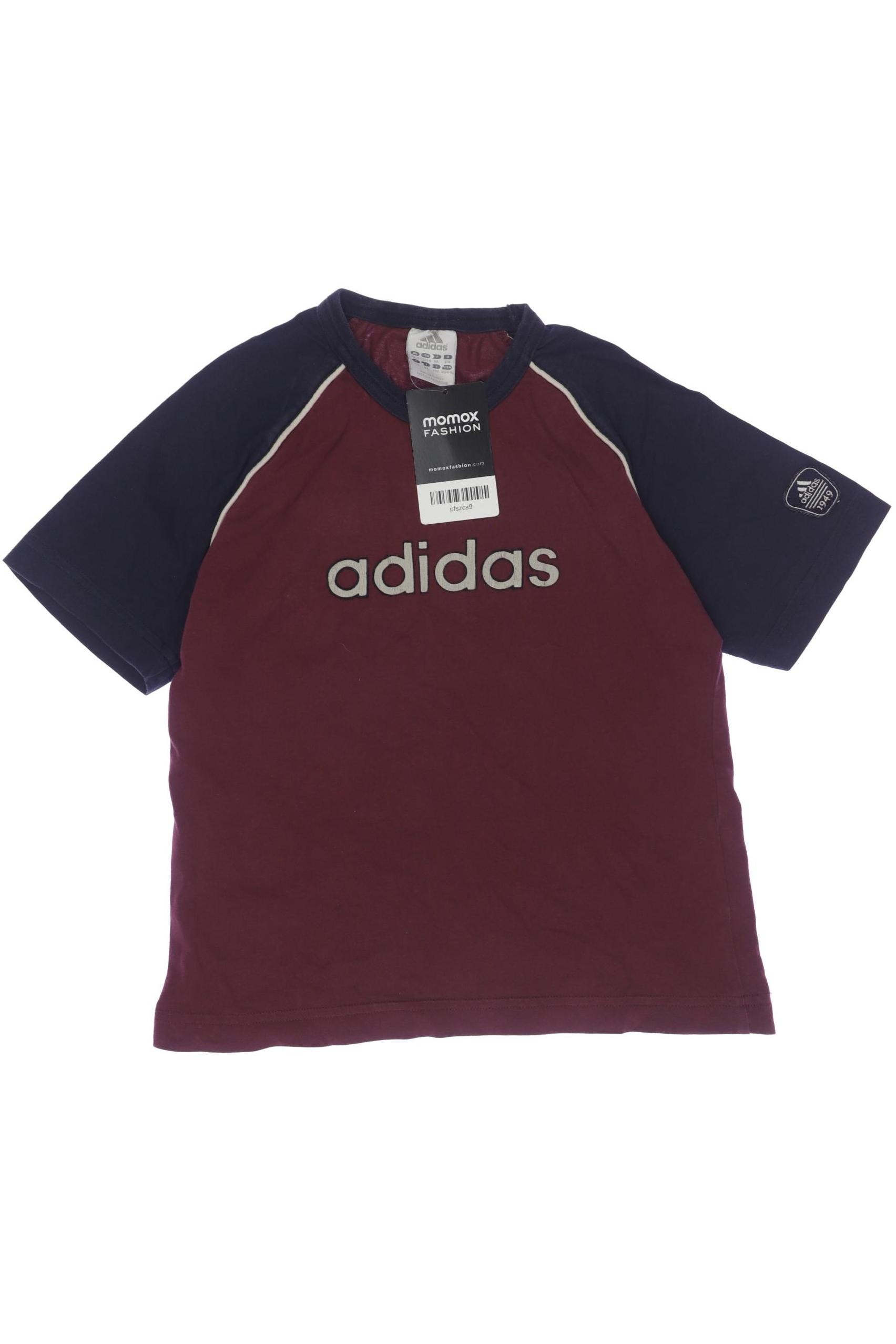 

adidas Herren T-Shirt, bordeaux, Gr. 128