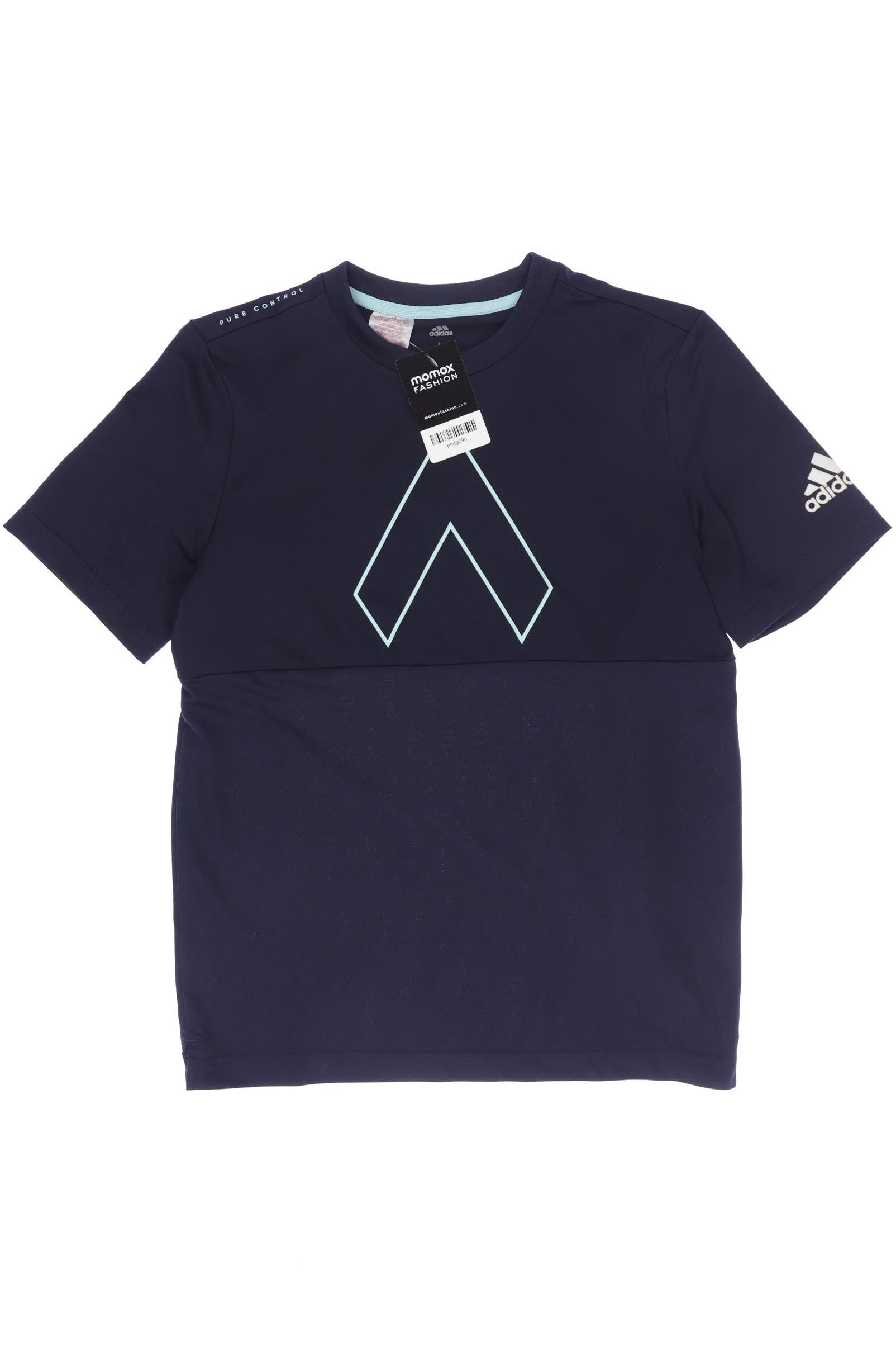 

adidas Herren T-Shirt, marineblau, Gr. 164