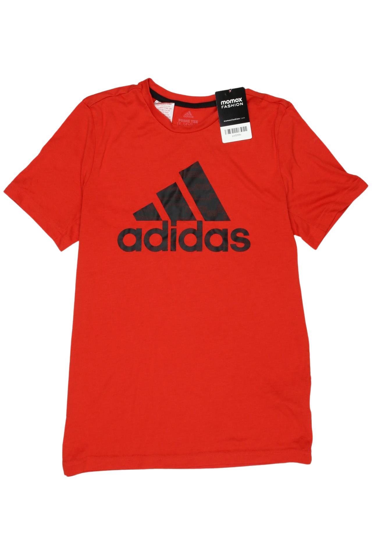 

adidas Herren T-Shirt, rot, Gr. 164
