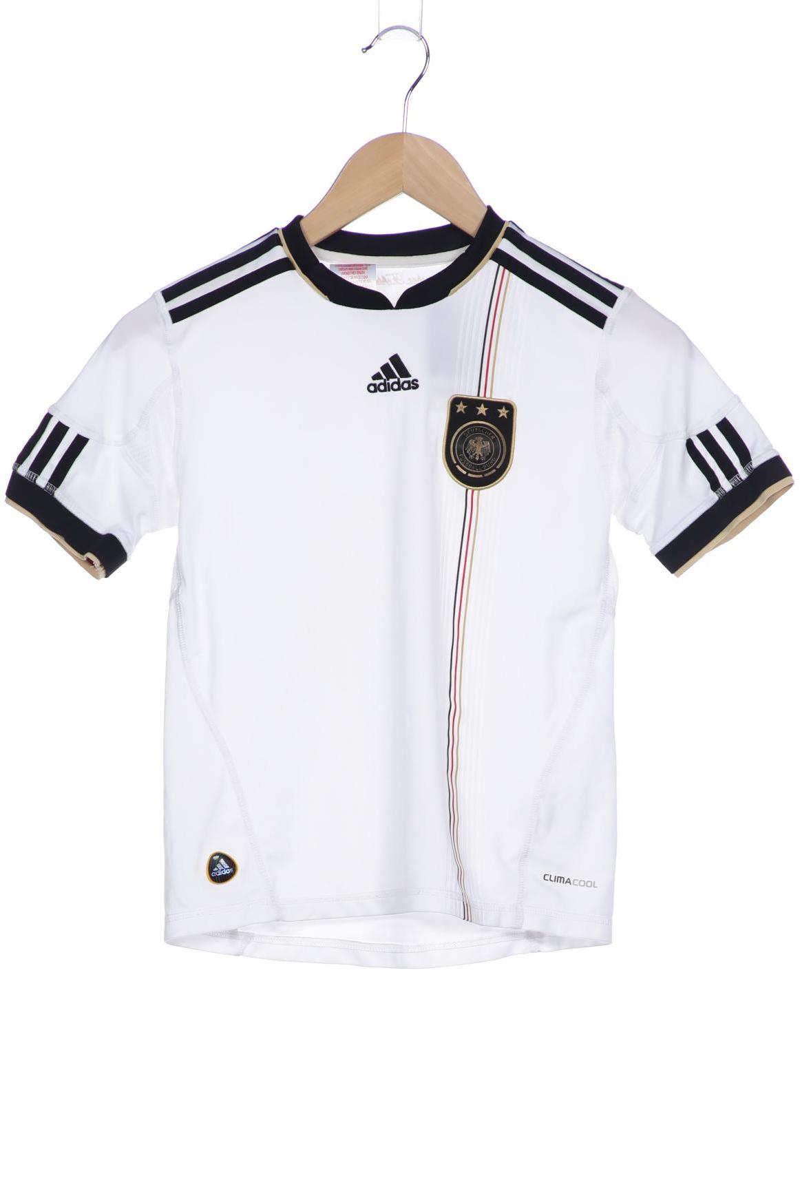 

adidas Herren T-Shirt, weiß, Gr. 140