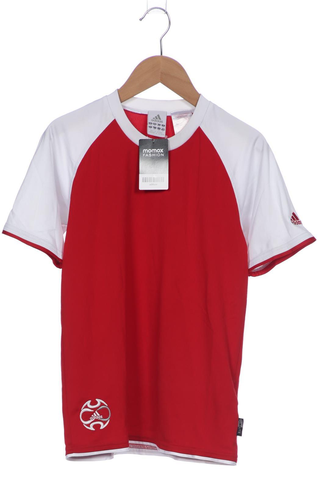 

adidas Herren T-Shirt, rot, Gr. 152