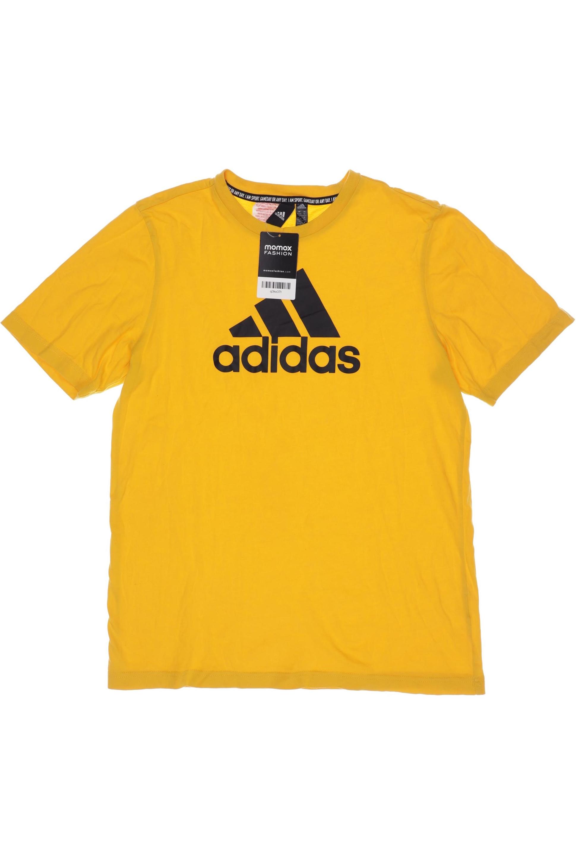 

adidas Herren T-Shirt, gelb, Gr. 176