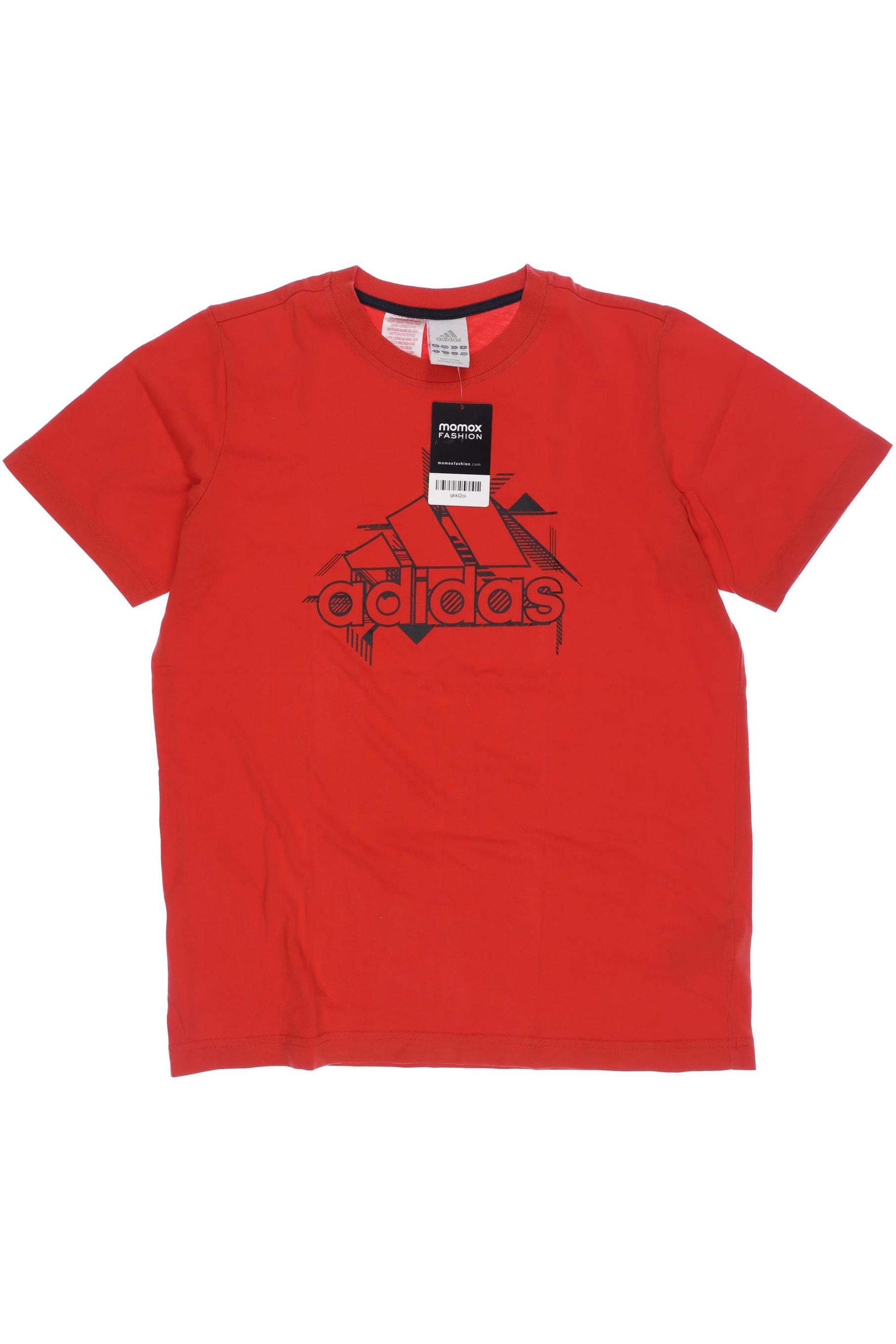 

adidas Herren T-Shirt, rot, Gr. 176