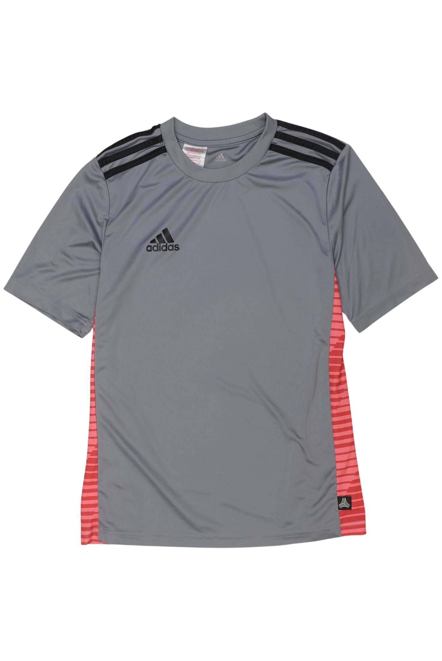 

adidas Jungen T-Shirt, grau, Gr. 164