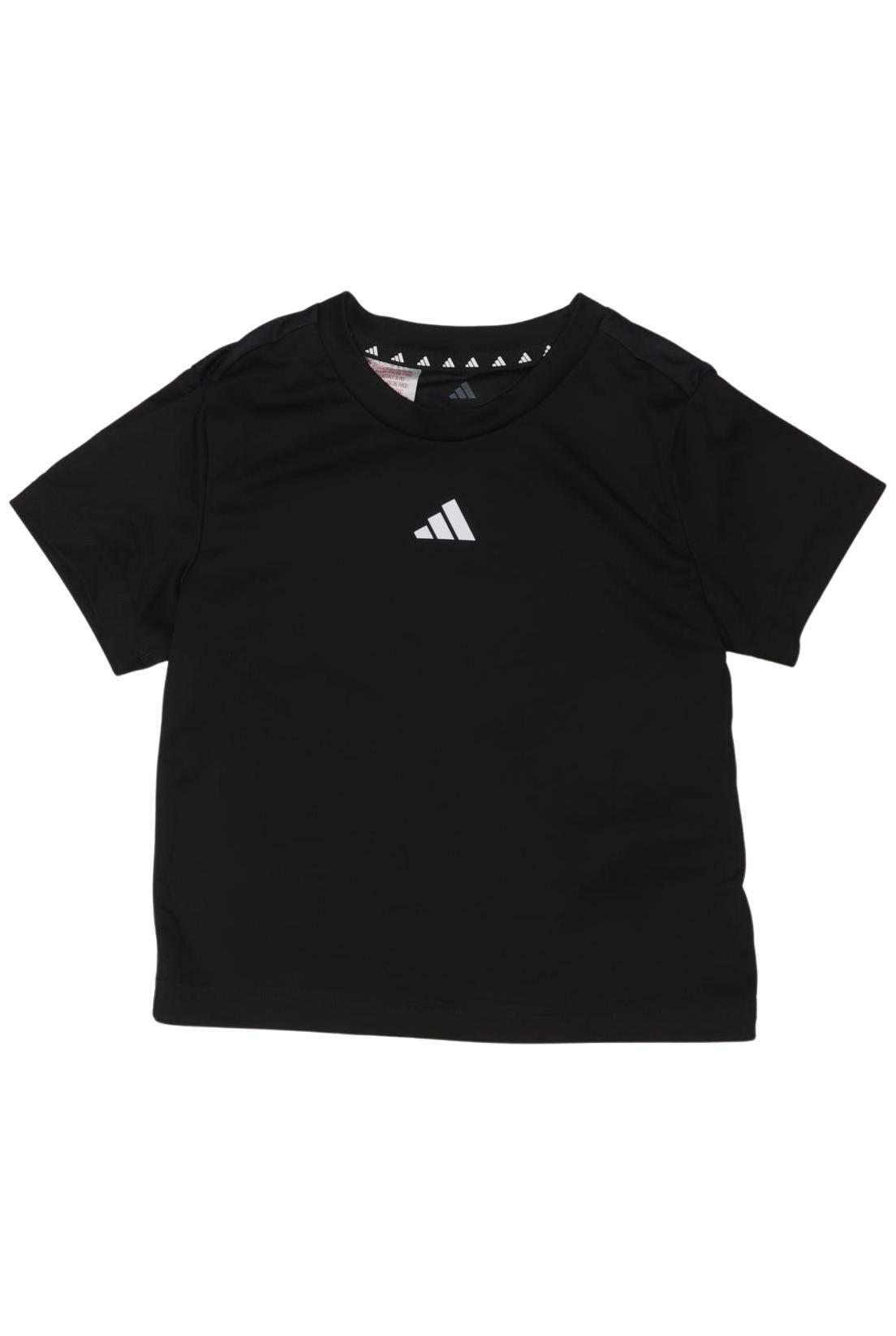 

adidas Jungen T-Shirt, schwarz, Gr. 128