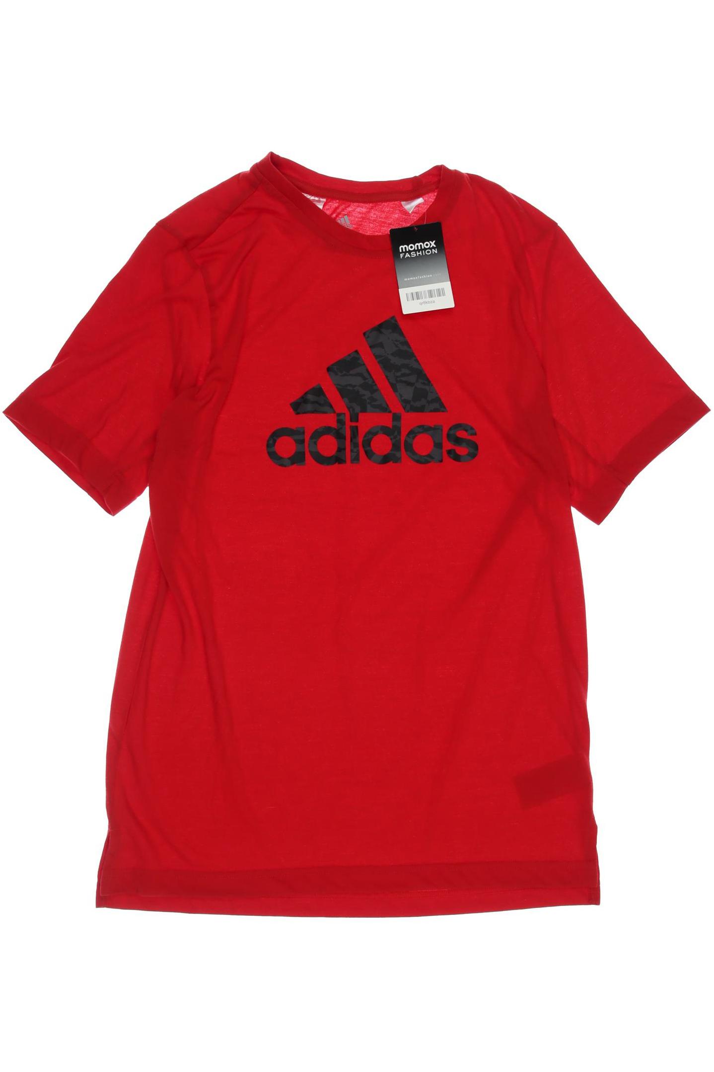 

adidas Herren T-Shirt, rot, Gr. 176