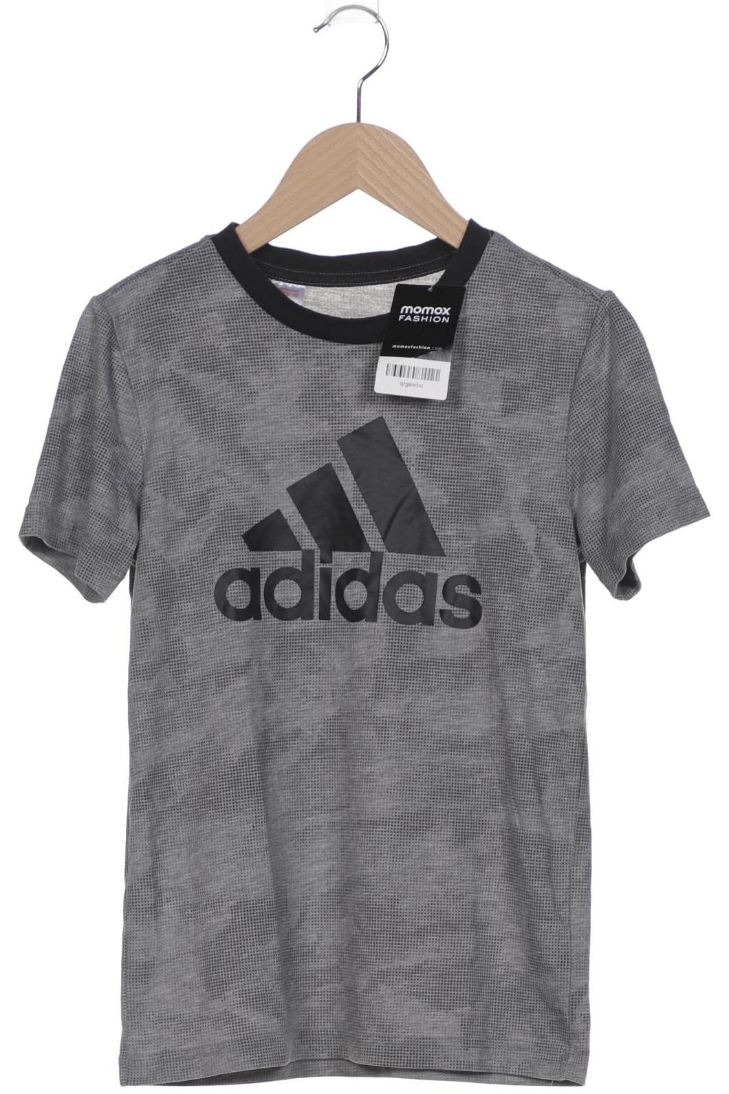 

adidas Herren T-Shirt, grau, Gr. 152