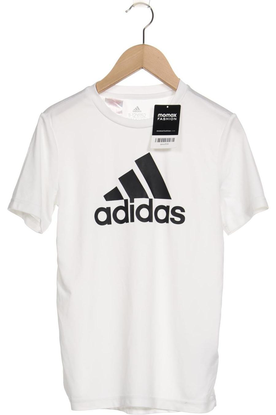 

adidas Herren T-Shirt, weiß, Gr. 152