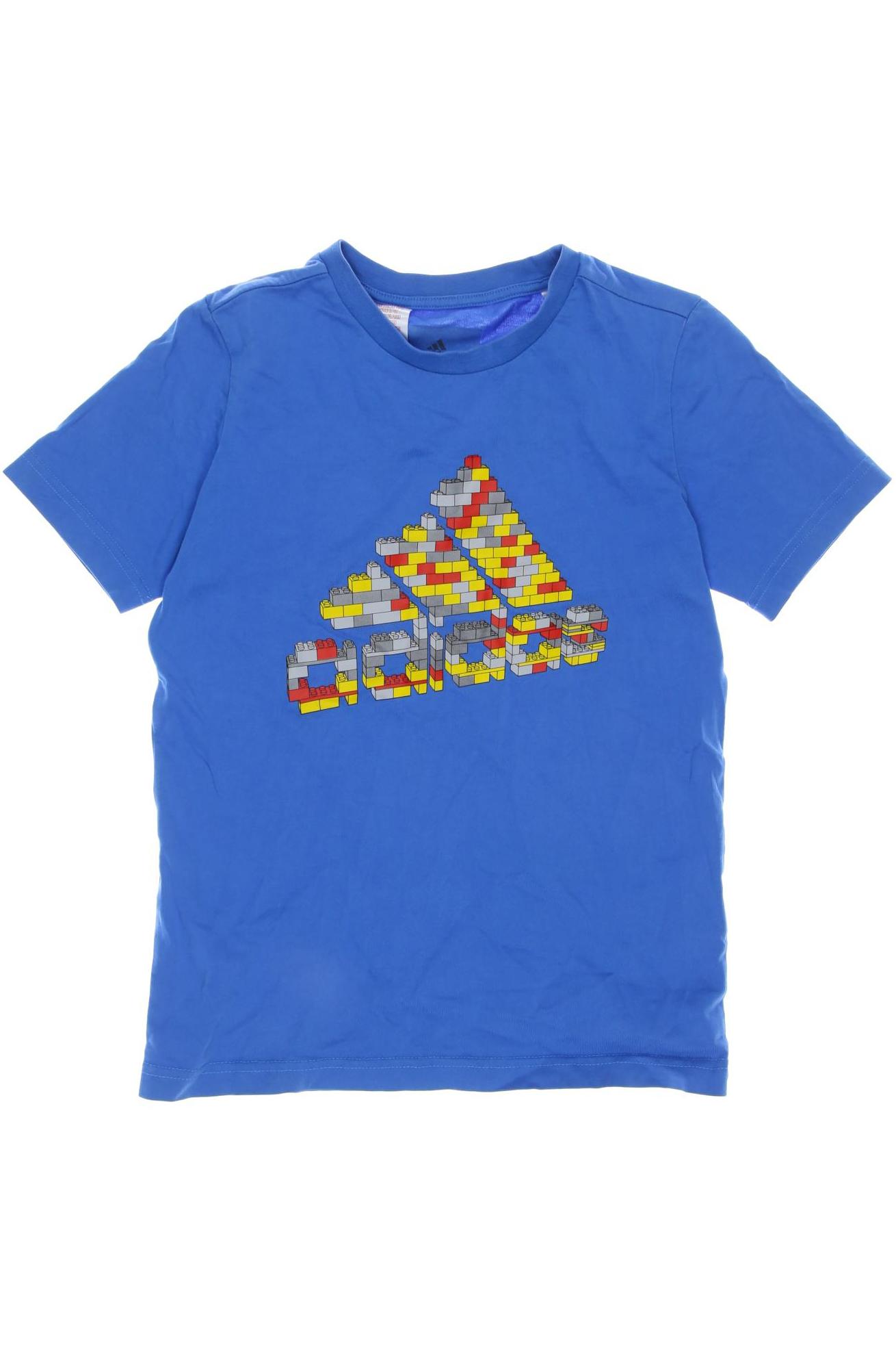 

adidas Herren T-Shirt, blau, Gr. 140
