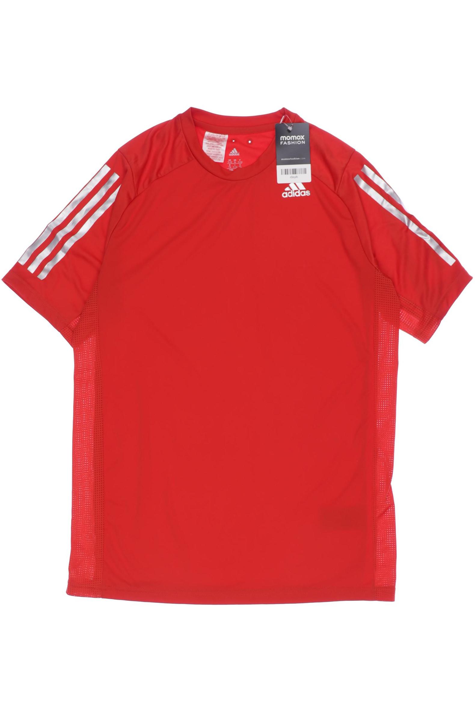 

adidas Herren T-Shirt, rot, Gr. 176