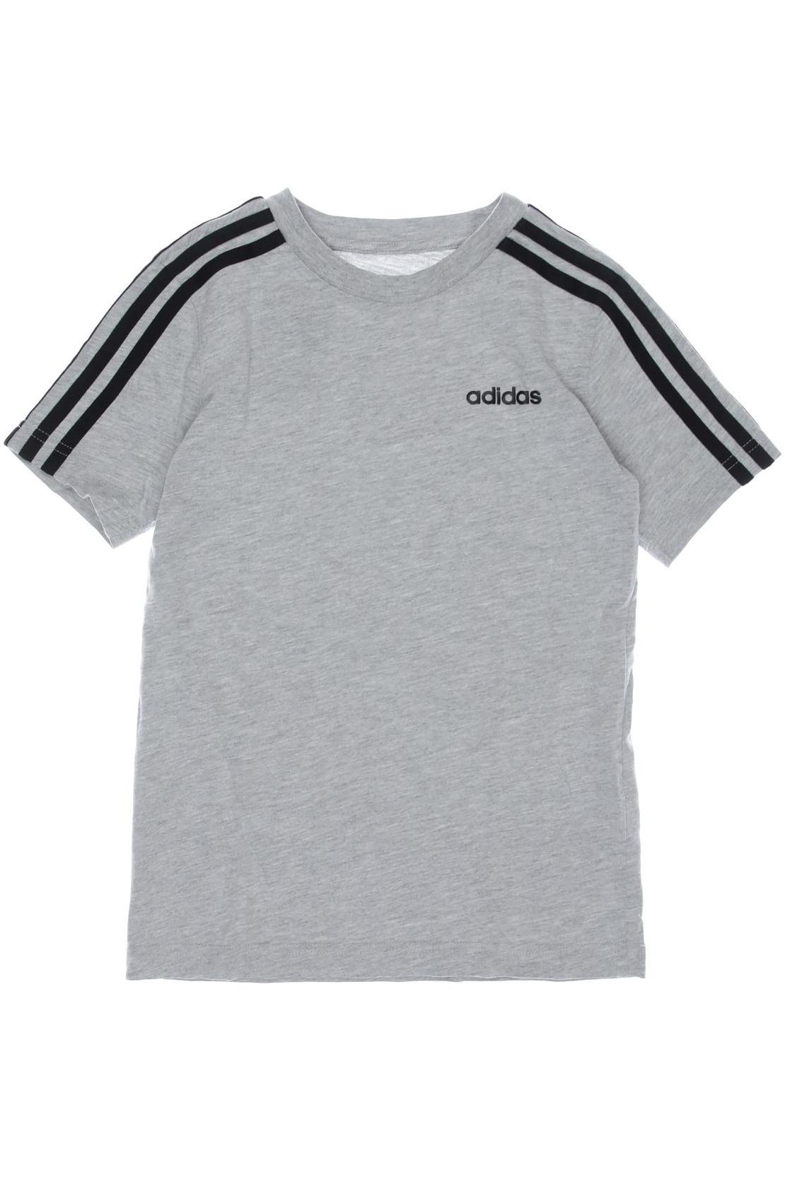 

adidas Herren T-Shirt, grau, Gr. 140