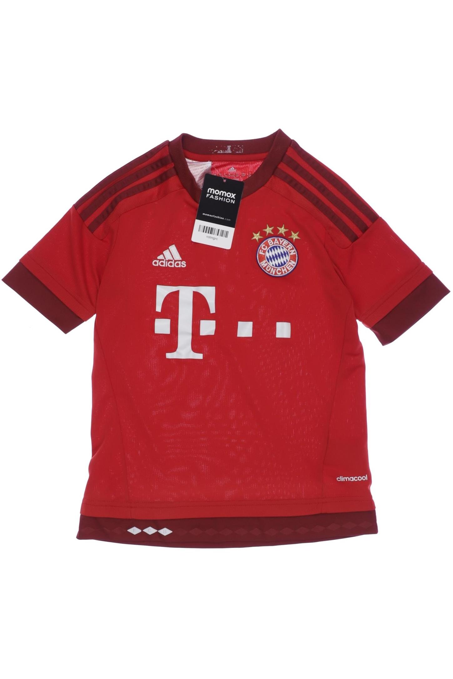 

adidas Herren T-Shirt, rot, Gr. 140