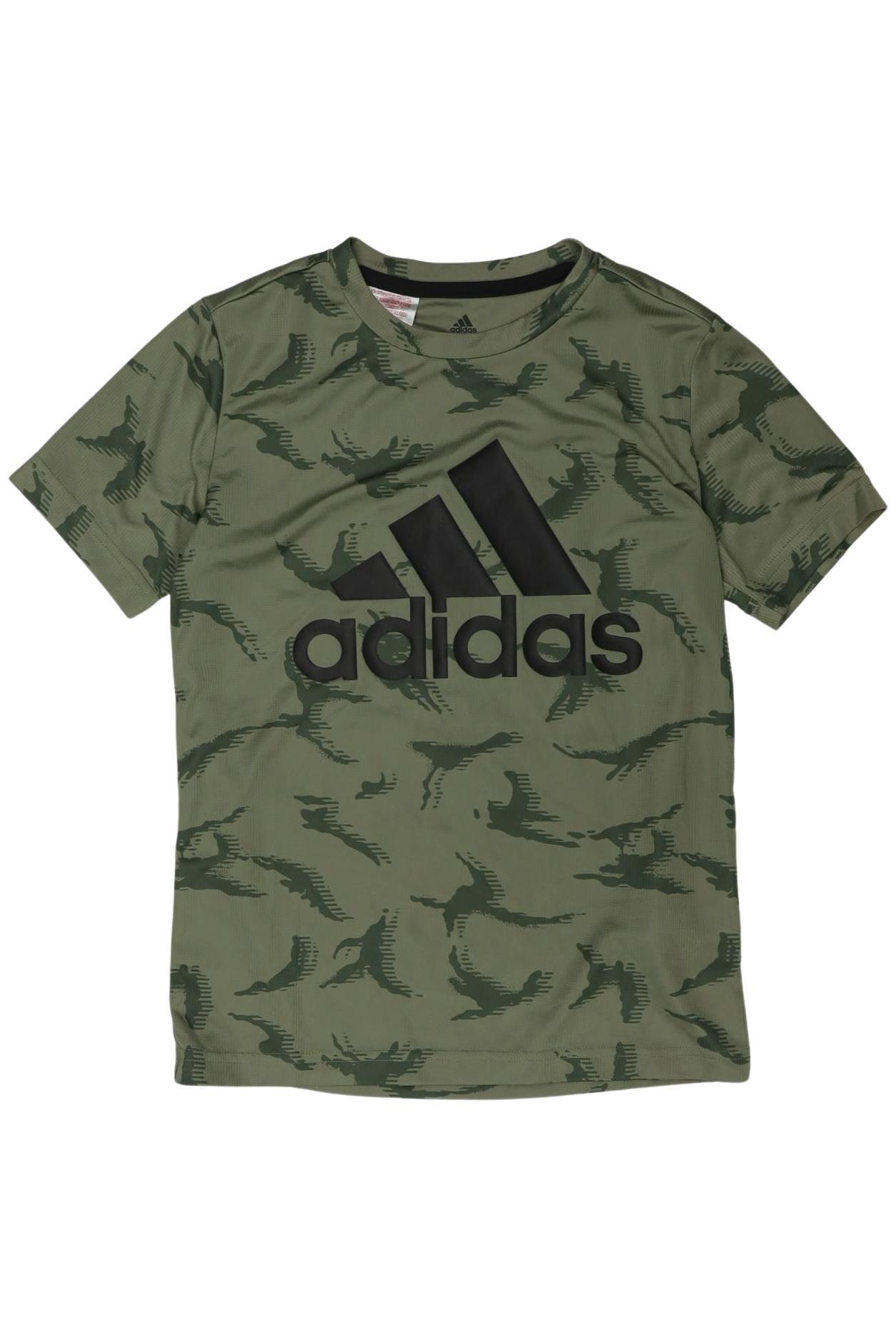 

adidas Jungen T-Shirt, grün, Gr. 140