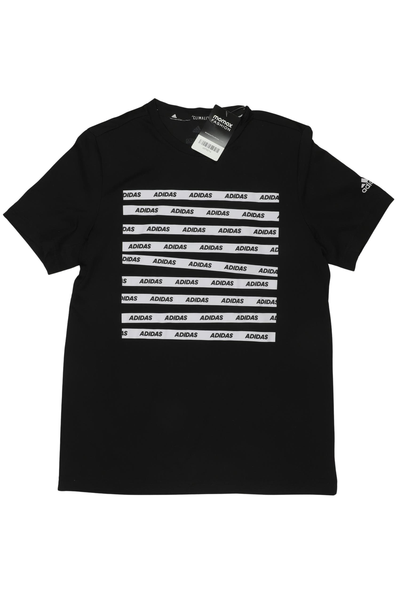 

adidas Jungen T-Shirt, schwarz, Gr. 164