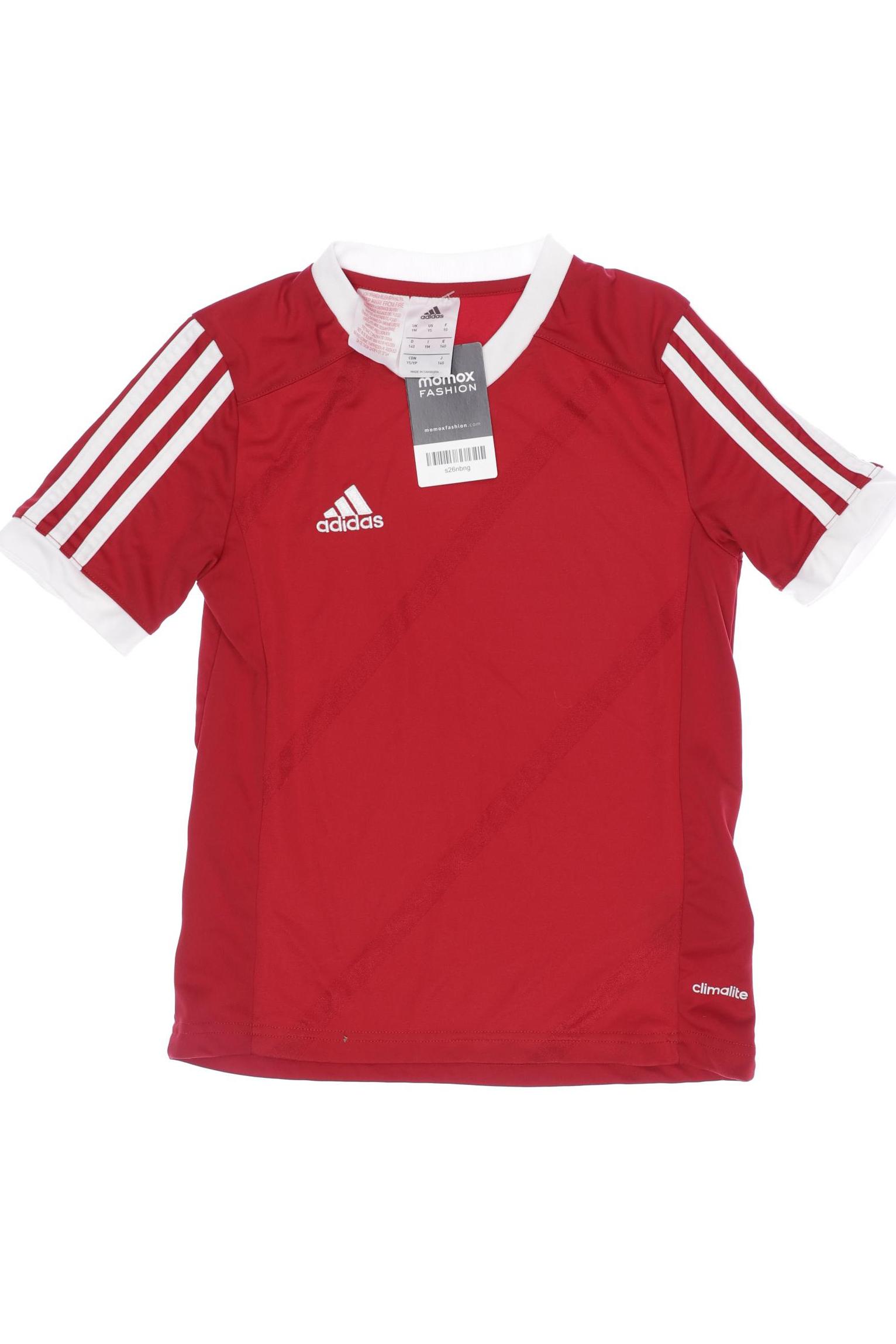 

adidas Herren T-Shirt, rot, Gr. 140